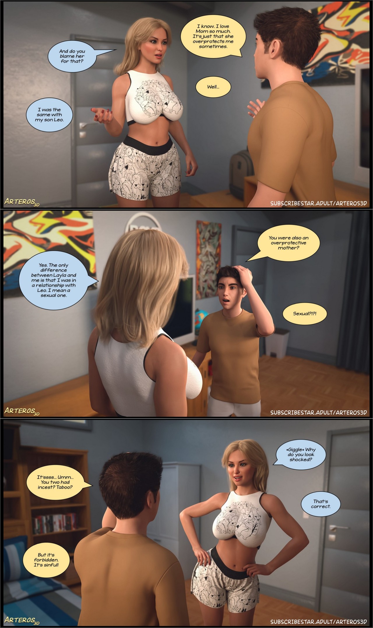 New Passion In Town By Arteros3D Porn Comics english 39