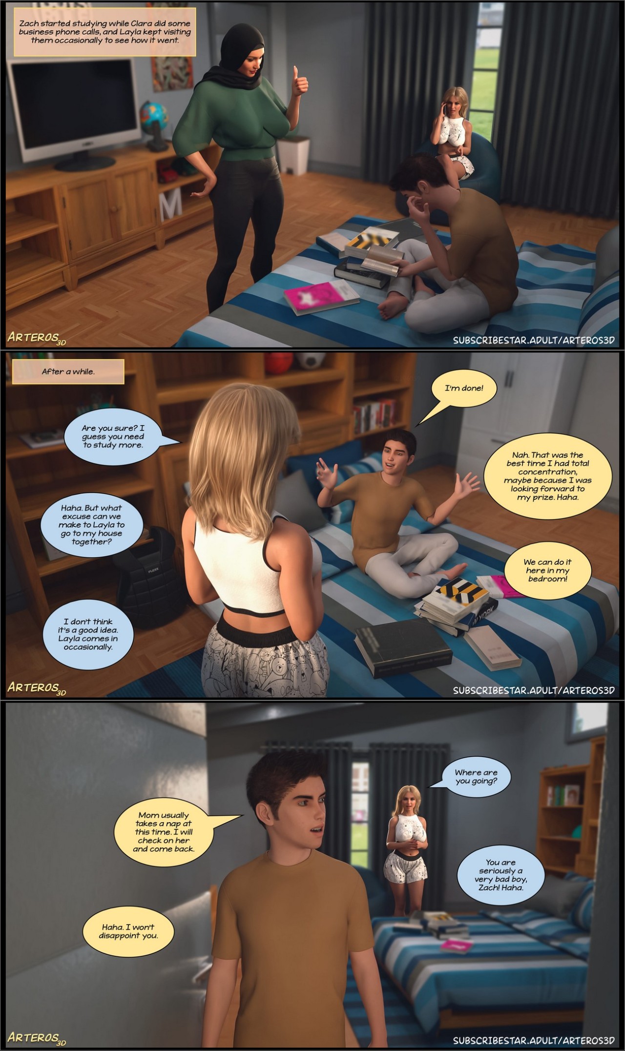 New Passion In Town By Arteros3D Porn Comics english 41
