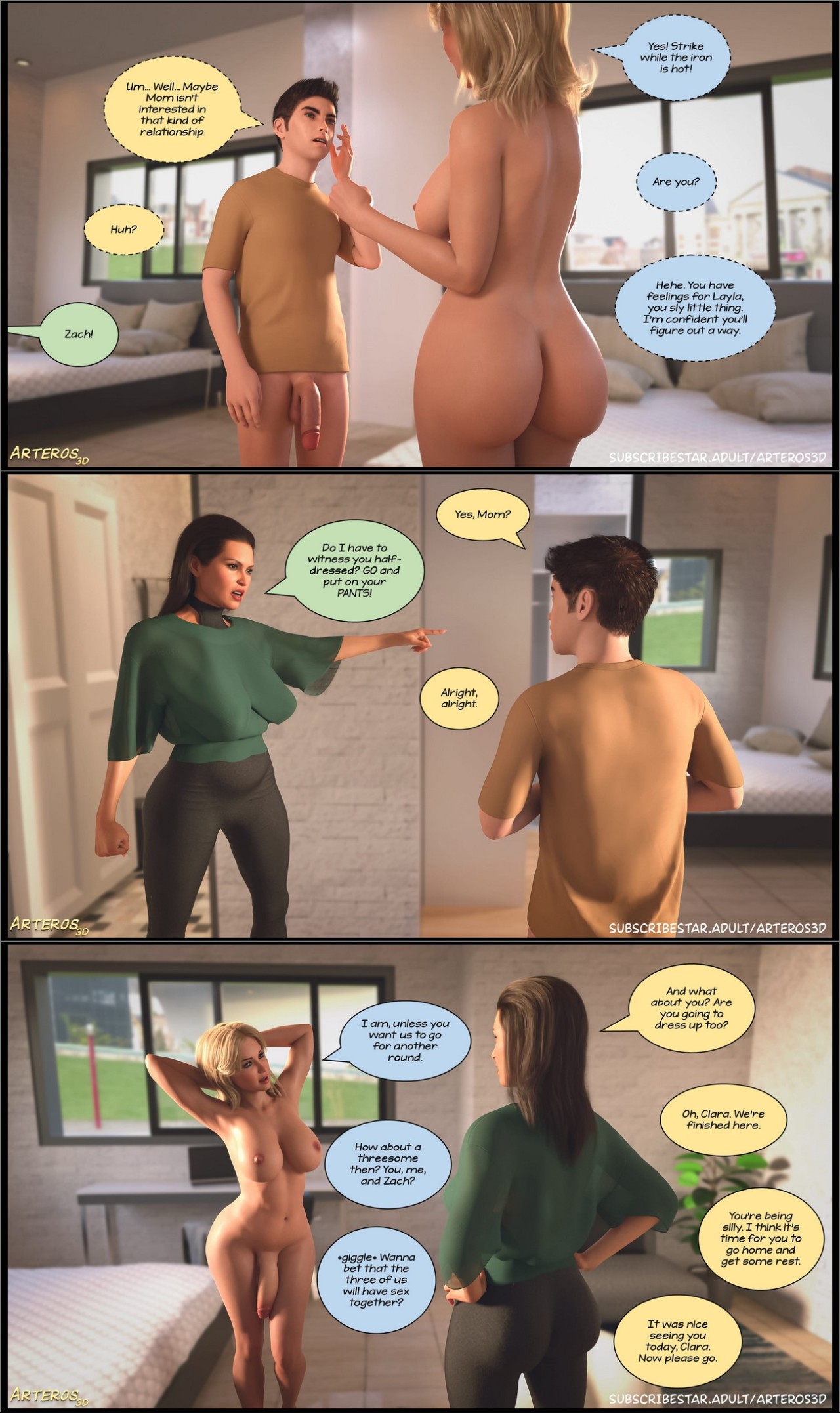 New Passion In Town By Arteros3D Porn Comics english 74