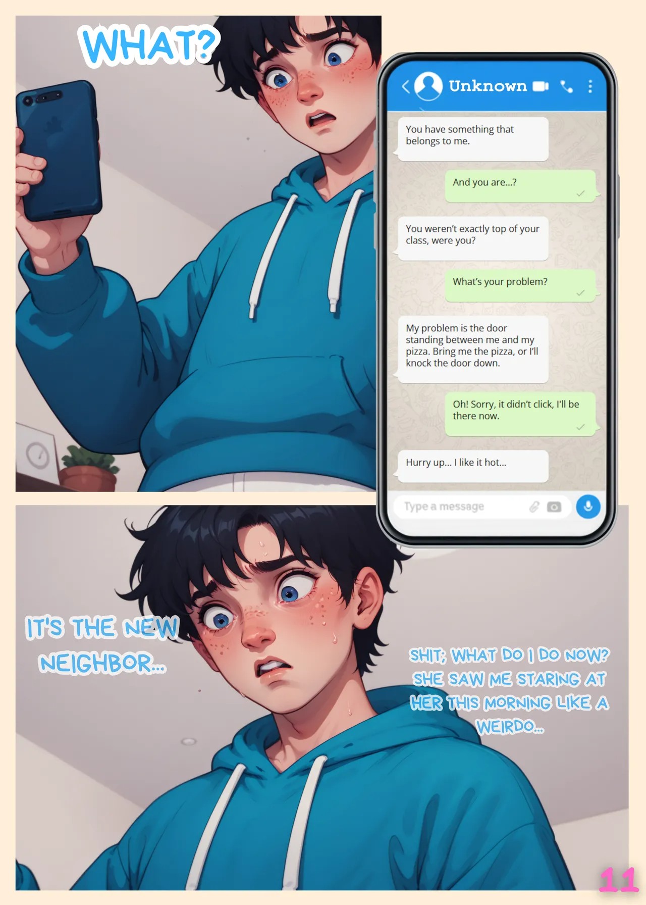 Pizza Delivery By Semaiana  Porn Comics english 12
