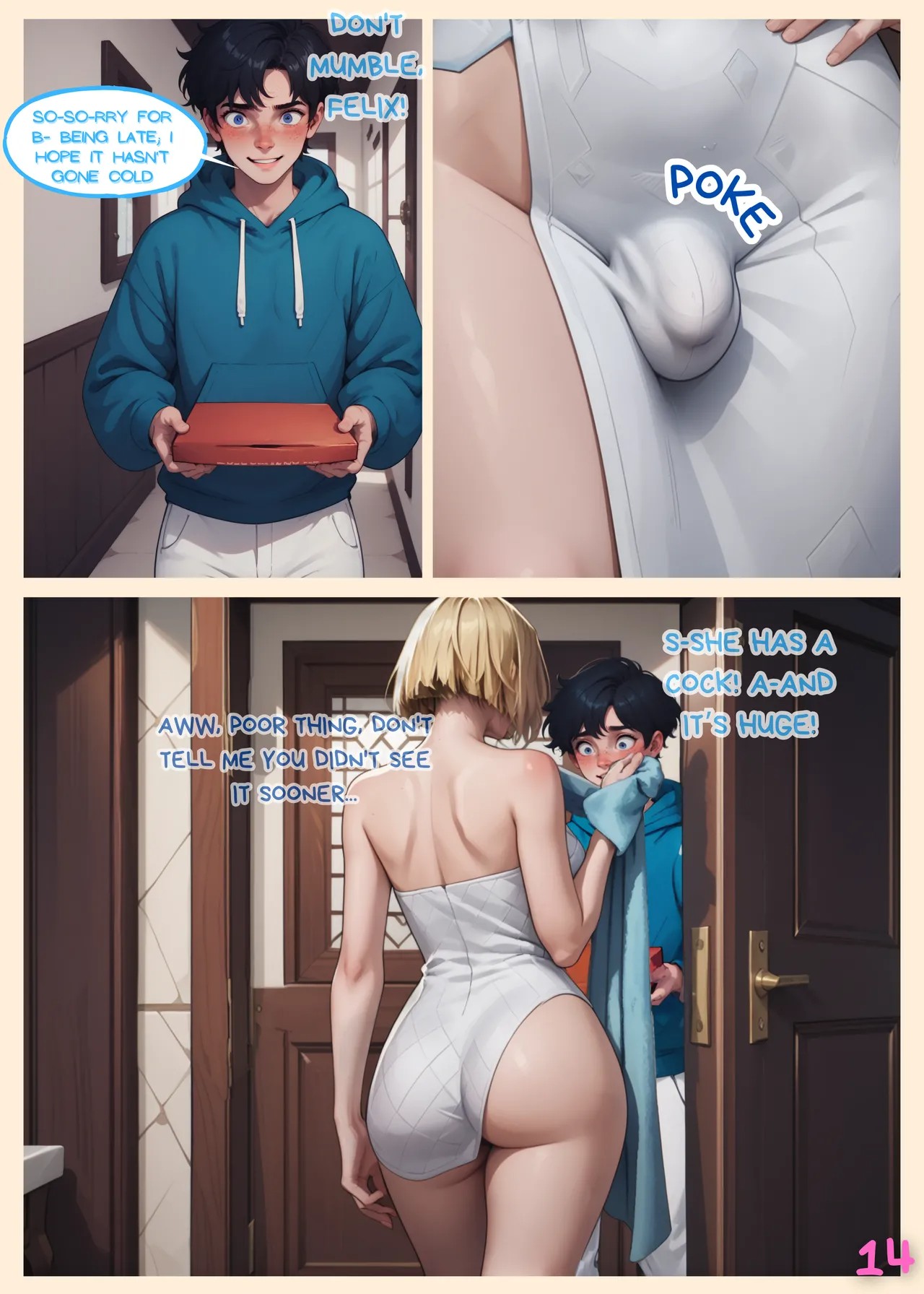 Pizza Delivery By Semaiana  Porn Comics english 15