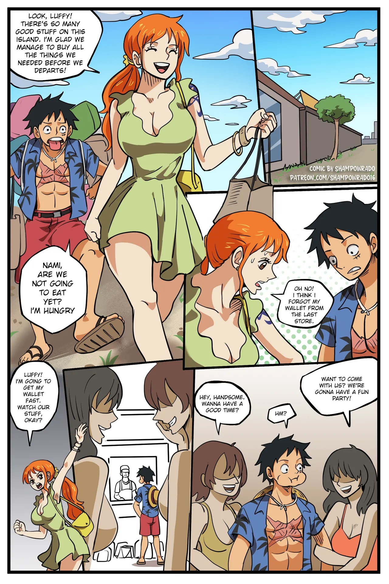 Realization Luffy x Nami Porn Comics english 02