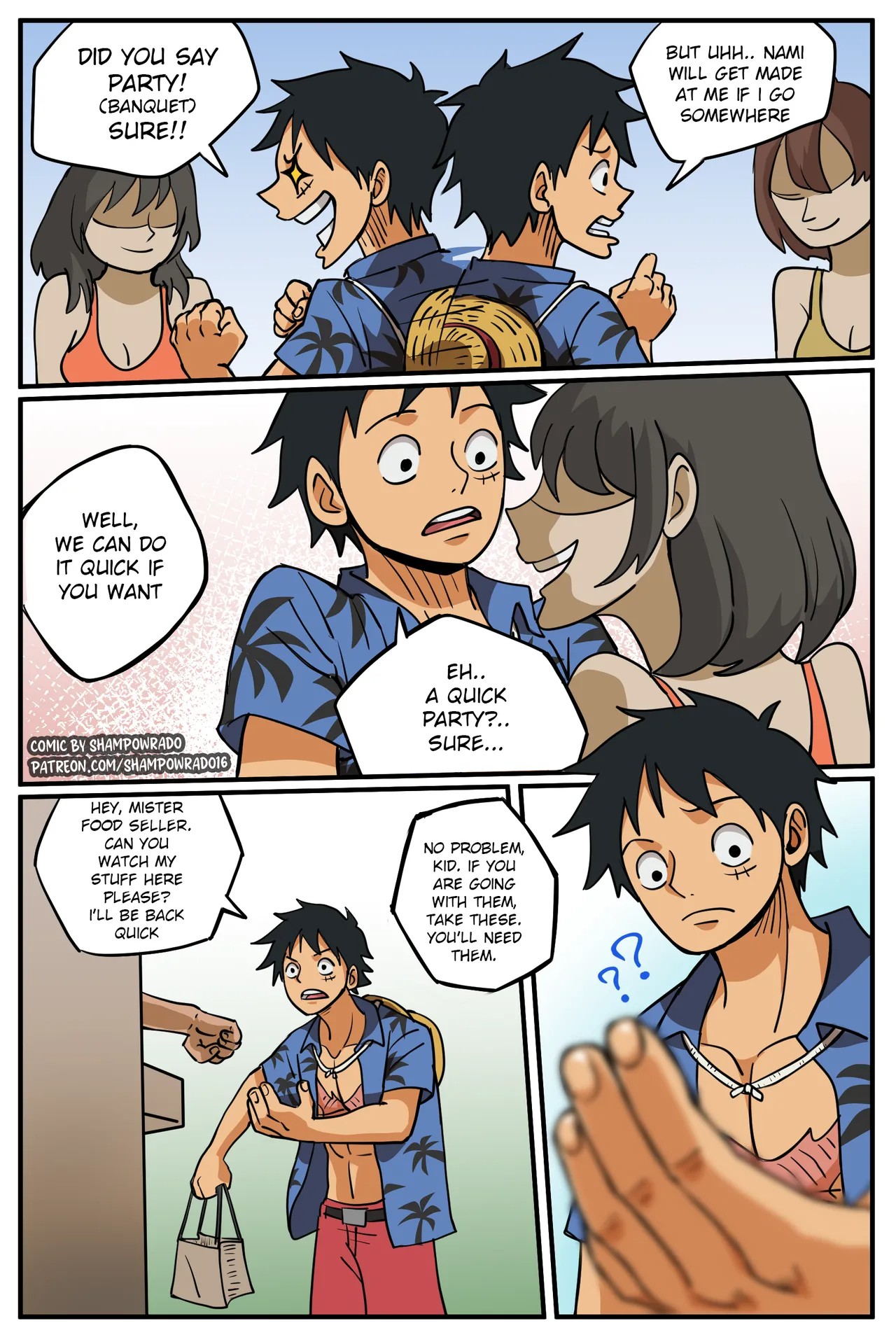 Realization Luffy x Nami Porn Comics english 03