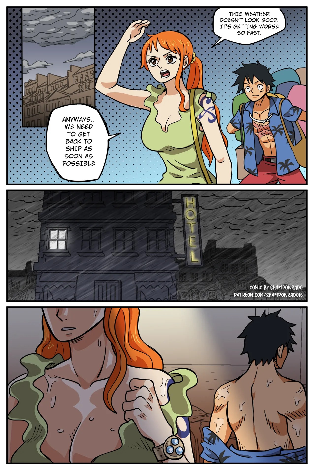 Realization Luffy x Nami Porn Comics english 06