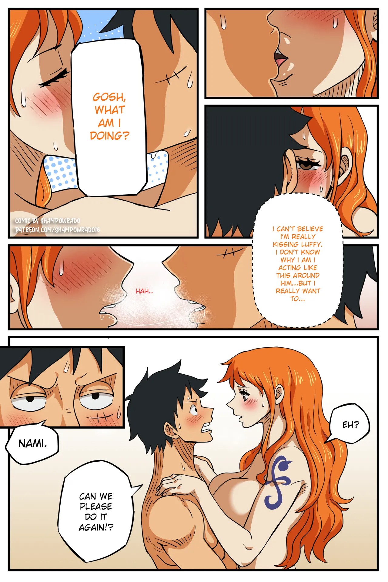 Realization Luffy x Nami Porn Comics english 14