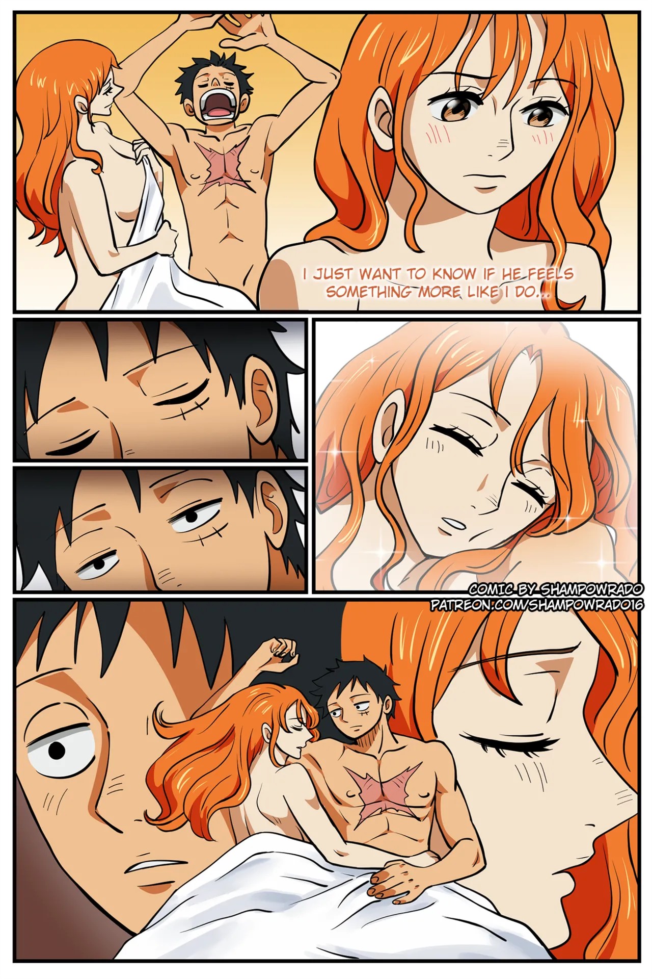 Realization Luffy x Nami Porn Comics english 44