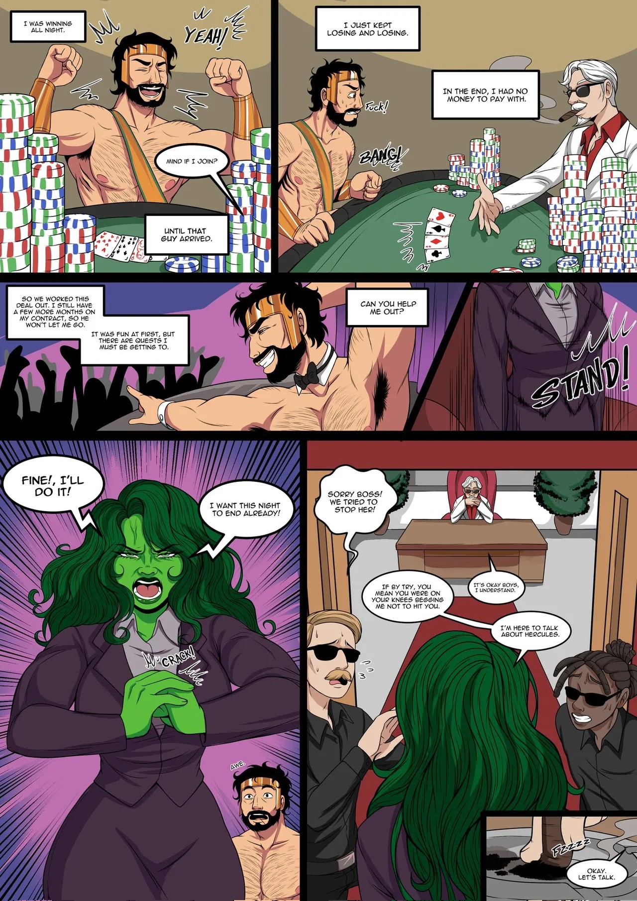 She-Hulk And Hunkules  Porn Comics english 08