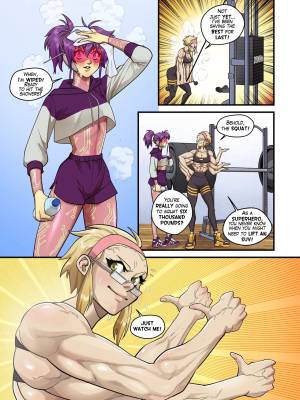 Spinny And Mecha Maid Hit The Gym Porn Comics english 03