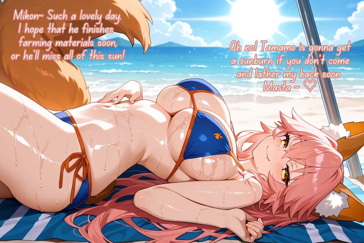 Tamamo And The Big Beach Catastrophy Porn Comics english 02