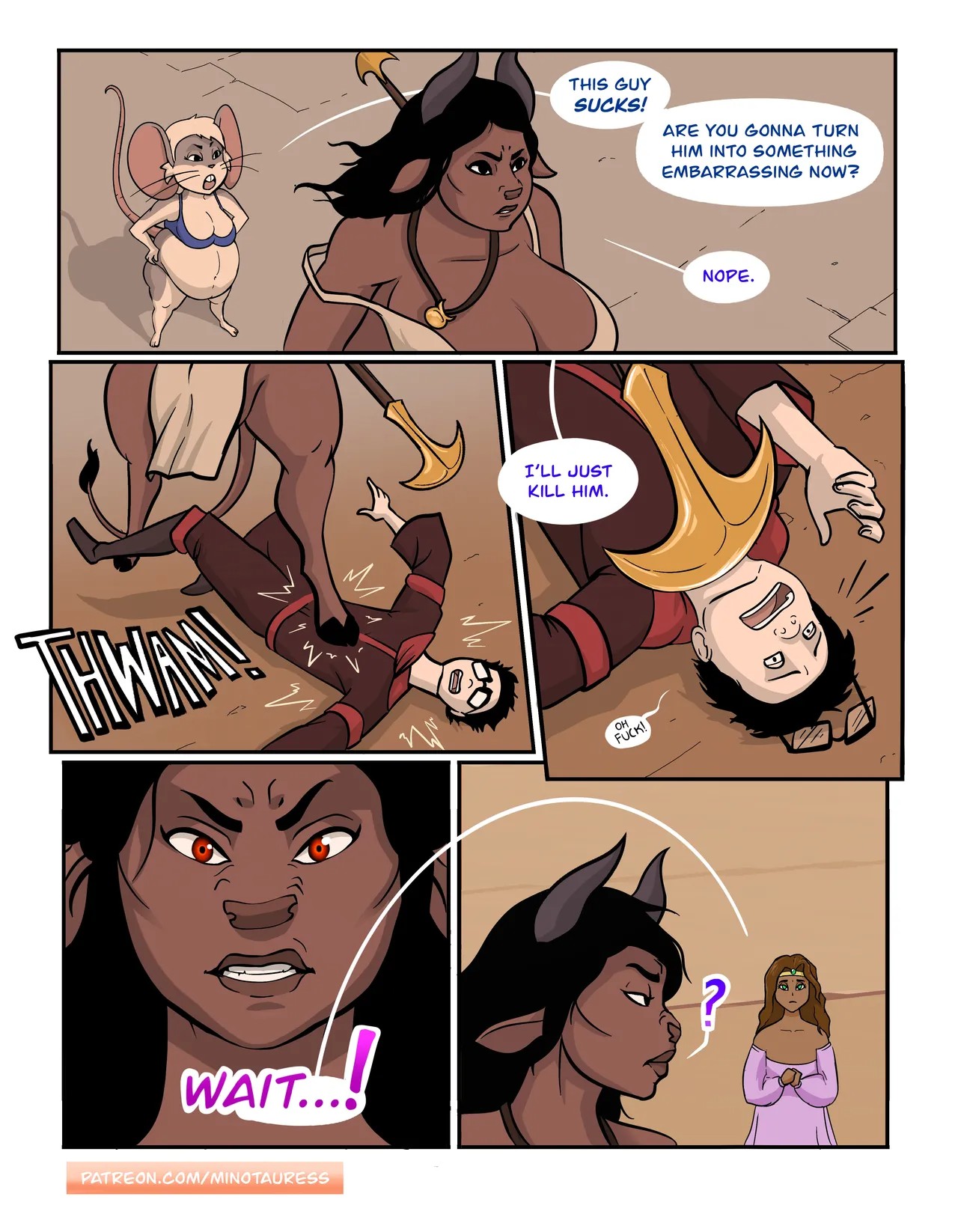 The Minotauress By Loinsavage Porn Comics english 39