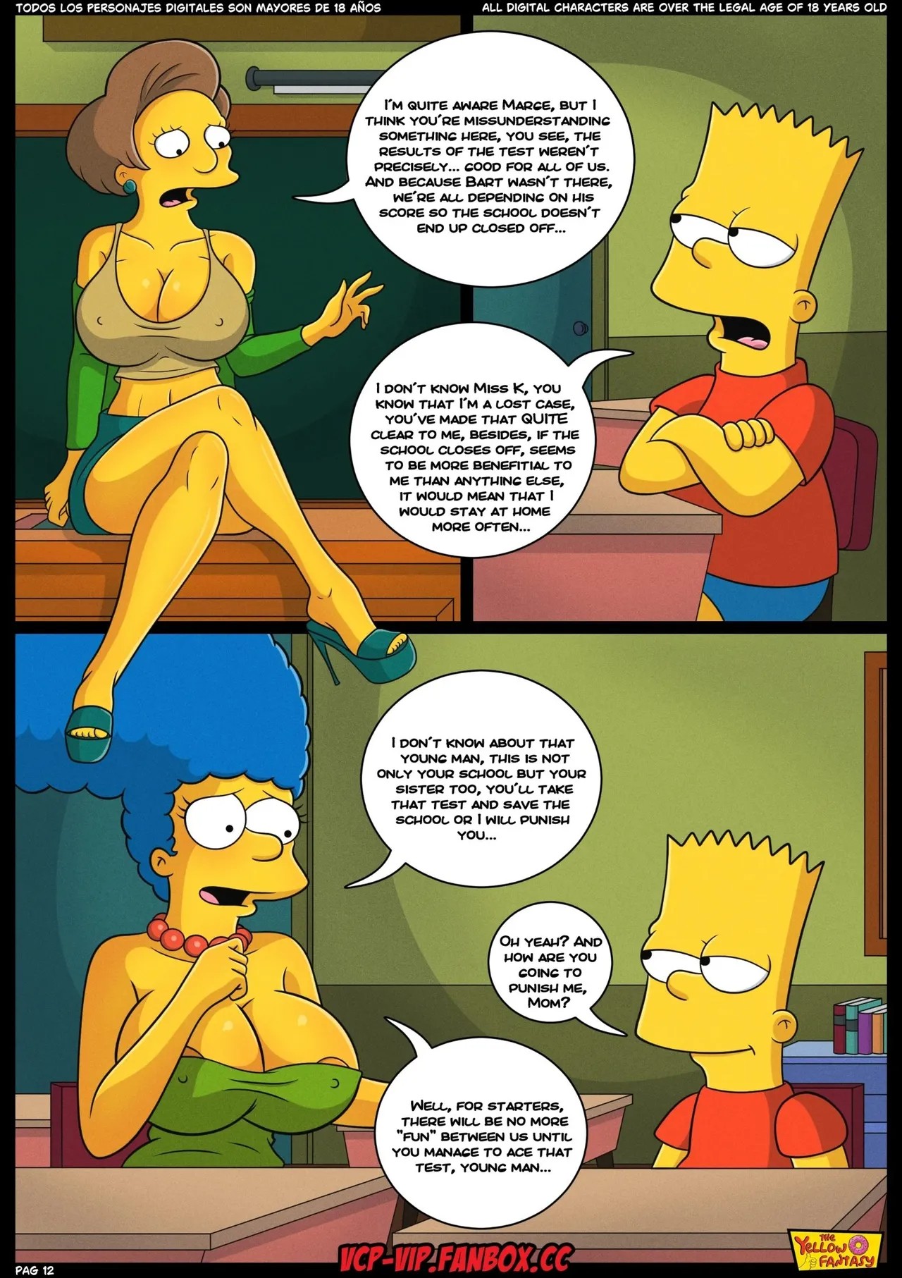 The Yellow Fantasy "El Examen" Porn Comics english 13