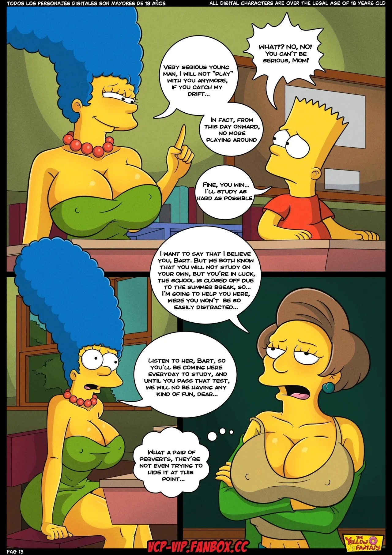 The Yellow Fantasy "El Examen" Porn Comics english 14