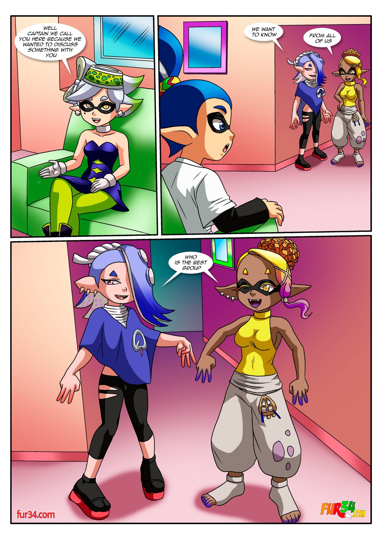 Tricolor Turfwar Porn Comics english 03