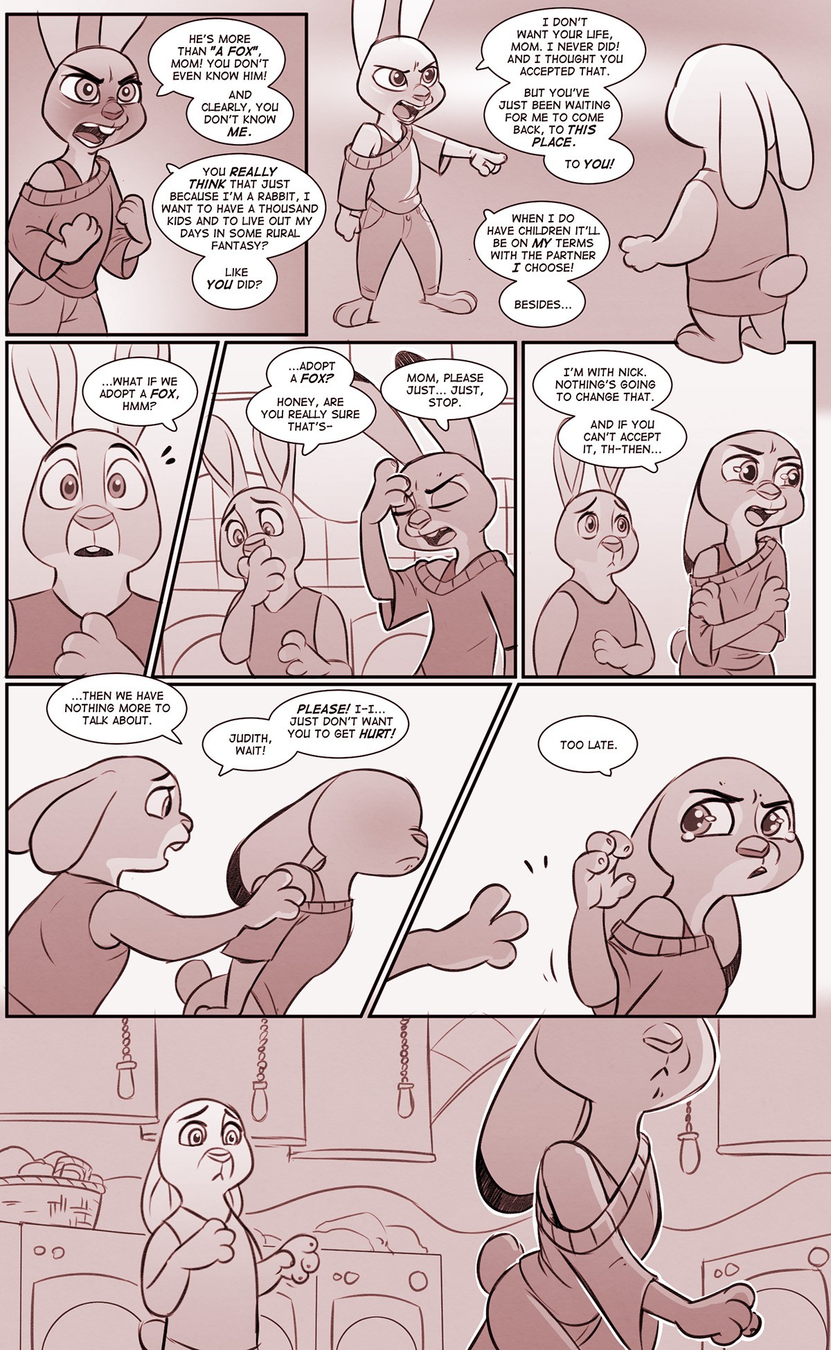 Water Under The Burrows Part 3: Old Fashioned Porn Comics english 06