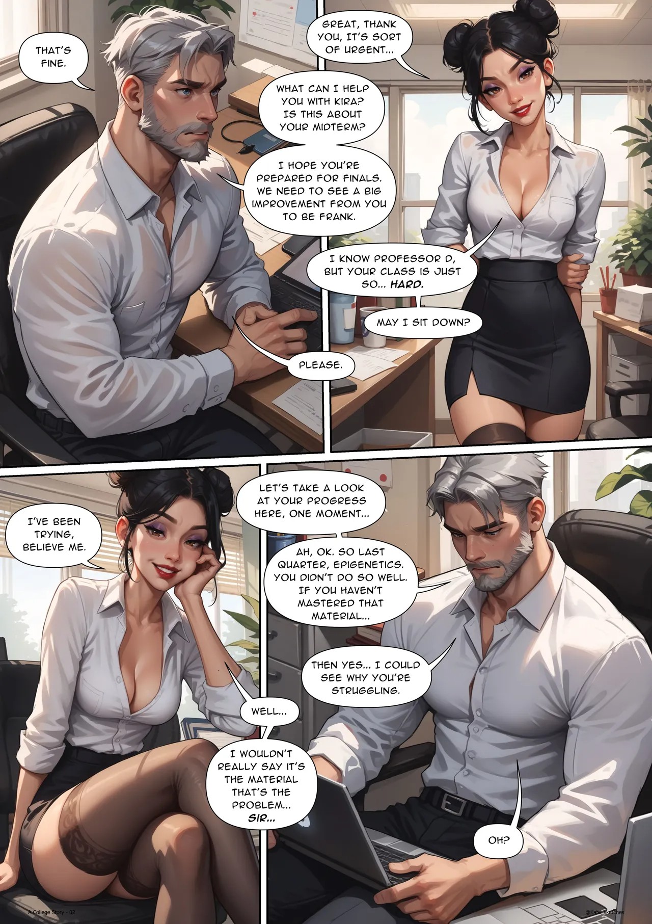 A College Story Part 2: Kira Porn Comics english 23