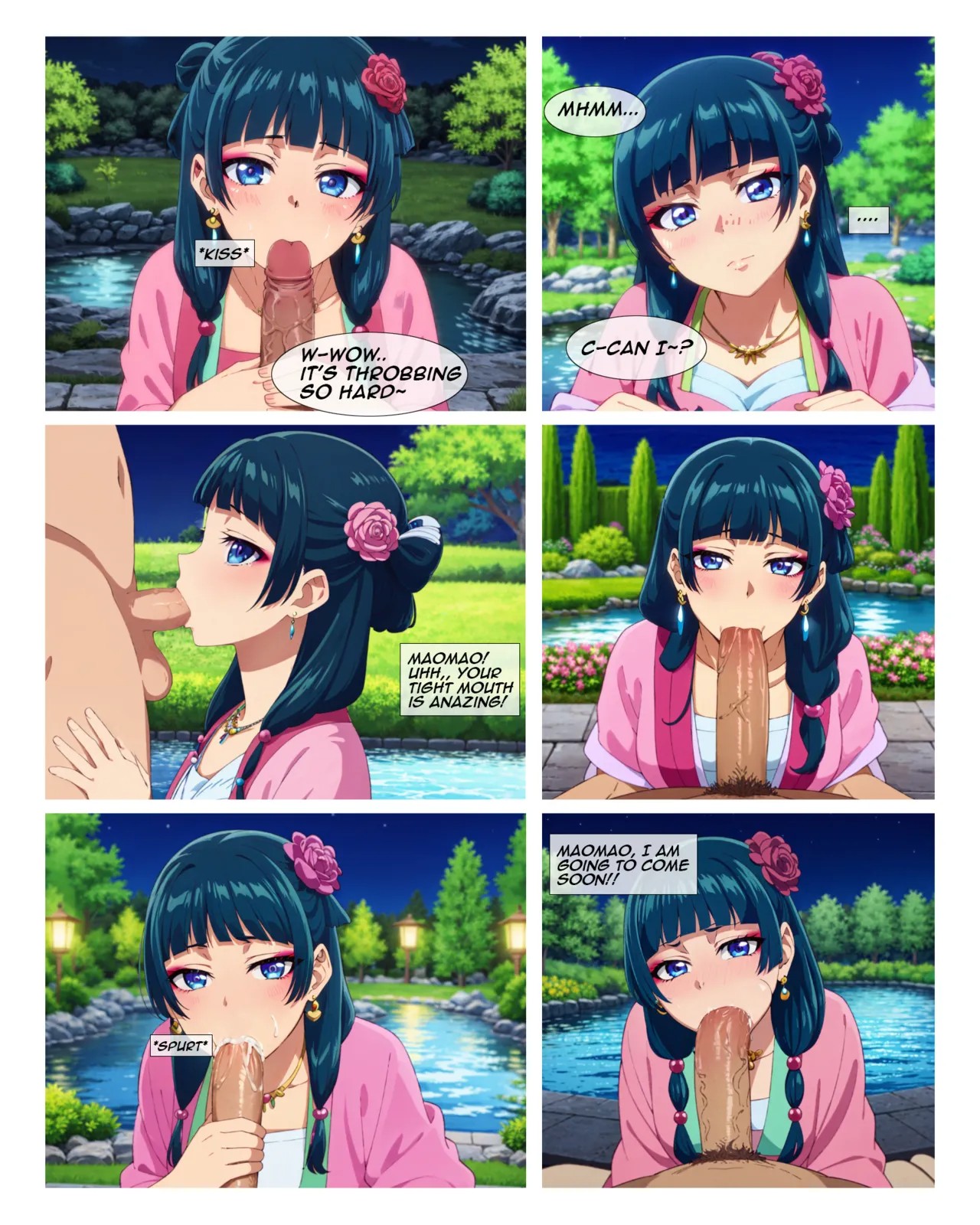 A Night With Maomao Porn Comics english 08
