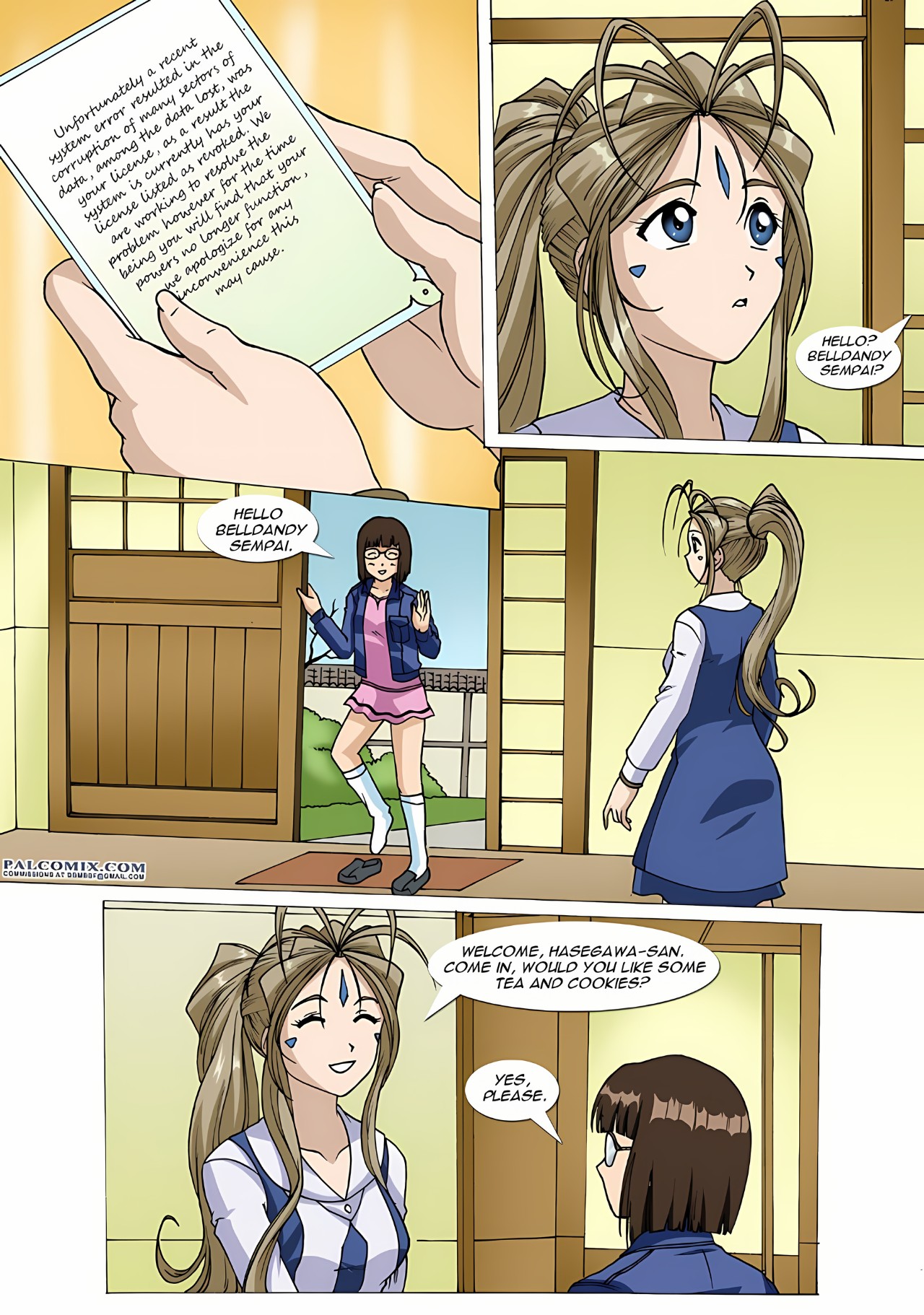 Ah! Enslavement Of My Goddess Porn Comics english 02