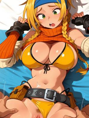 AI Generated: Rikku Porn Comics english 01