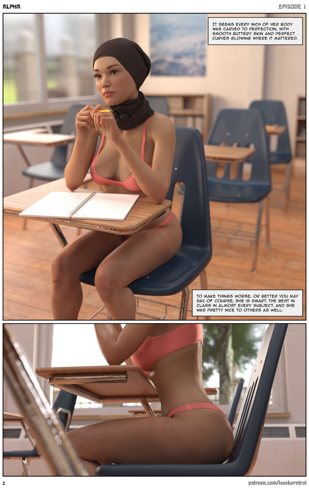 Alpha By Hijab 3DX Porn Comics english 02