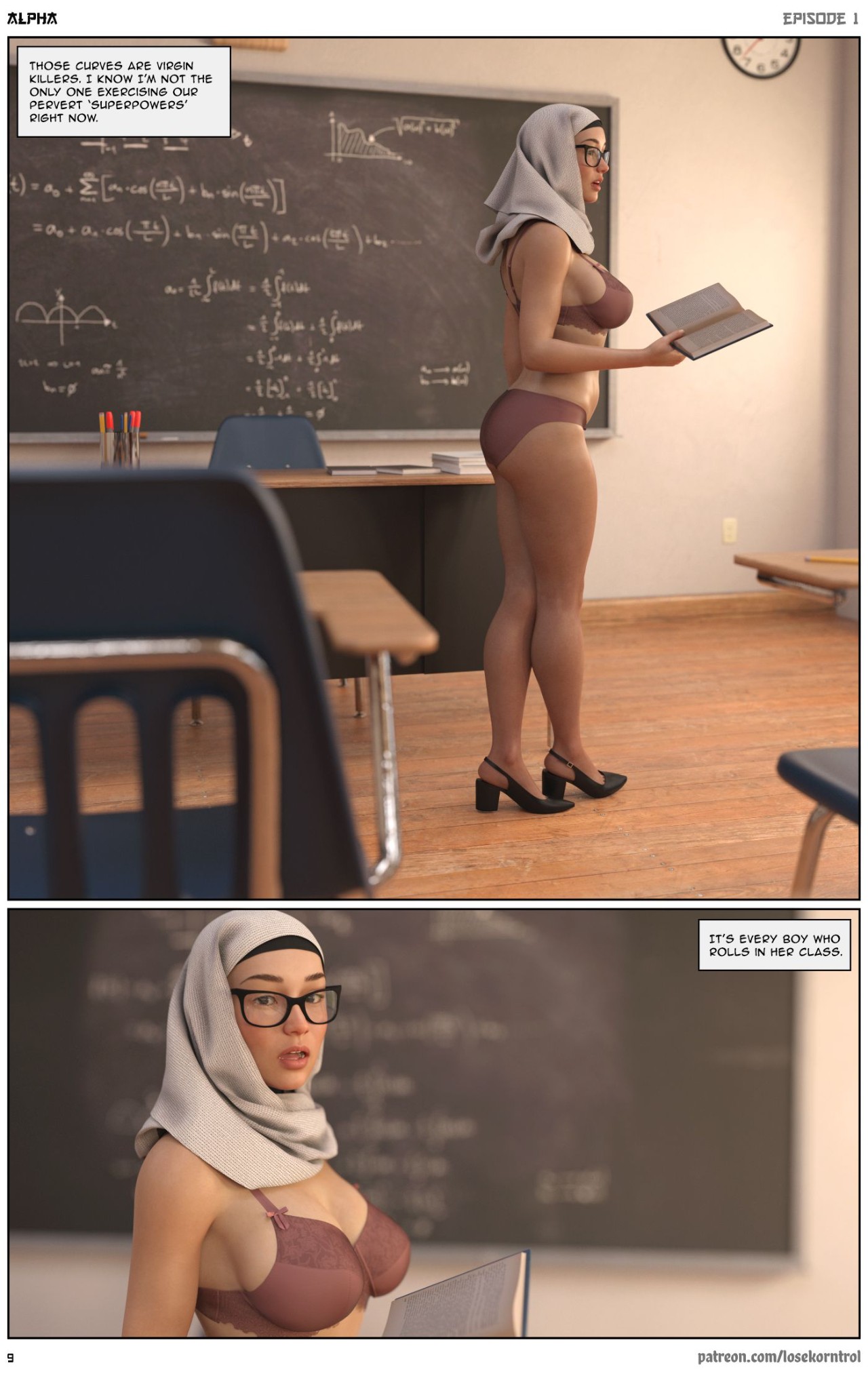 Alpha By Hijab 3DX Porn Comics english 09