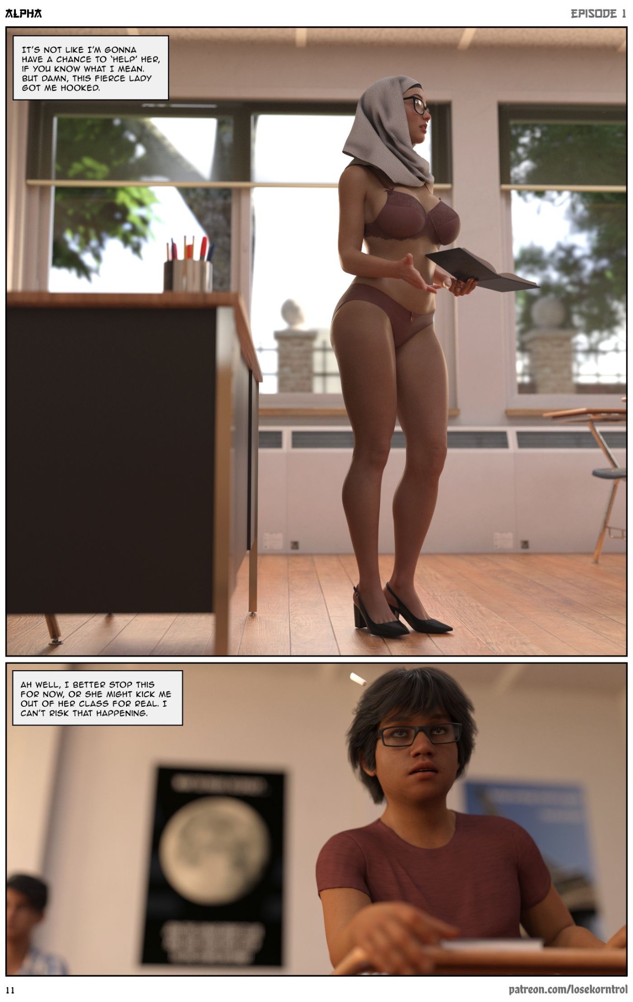 Alpha By Hijab 3DX Porn Comics english 11