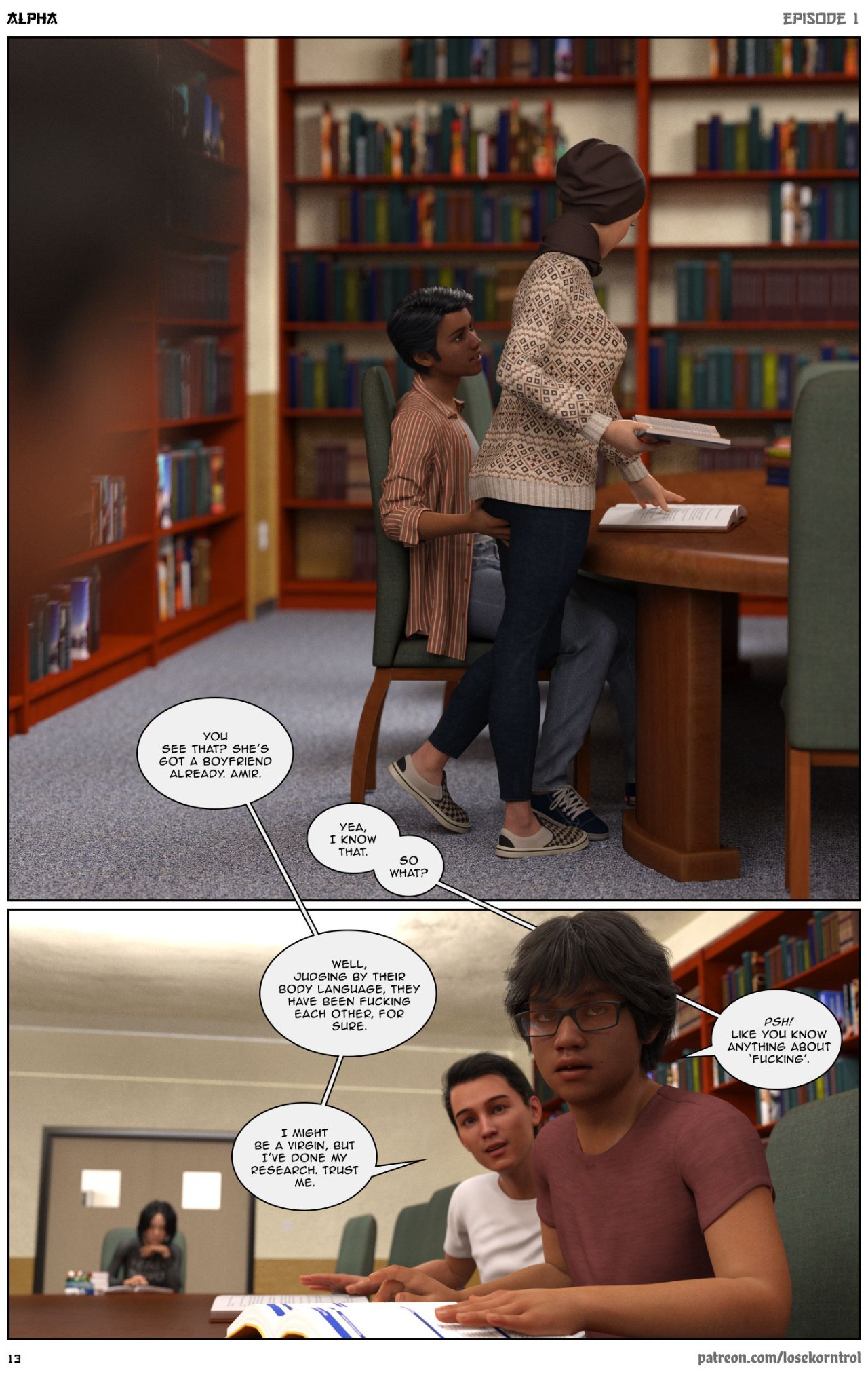 Alpha By Hijab 3DX Porn Comics english 13
