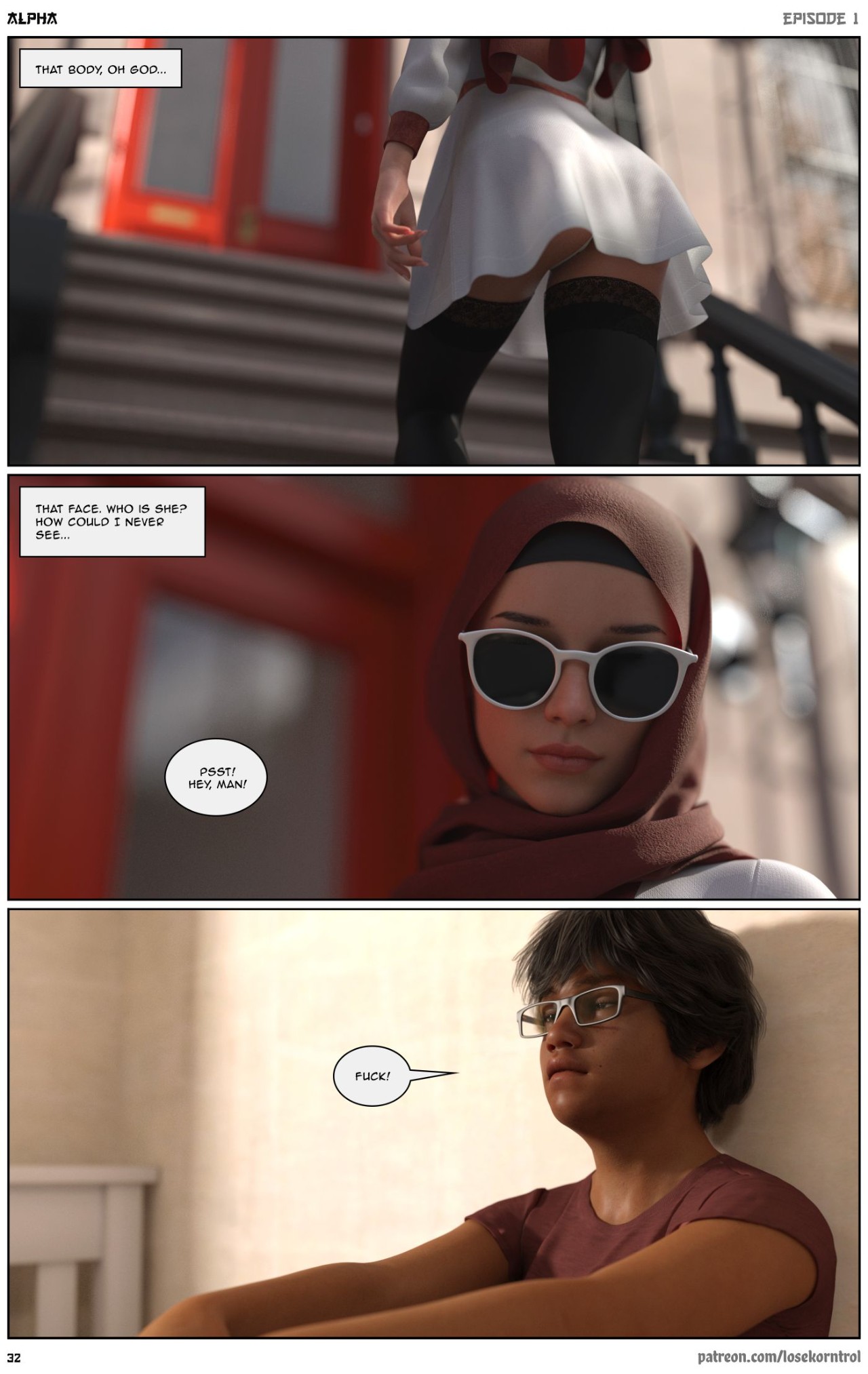 Alpha By Hijab 3DX Porn Comics english 32