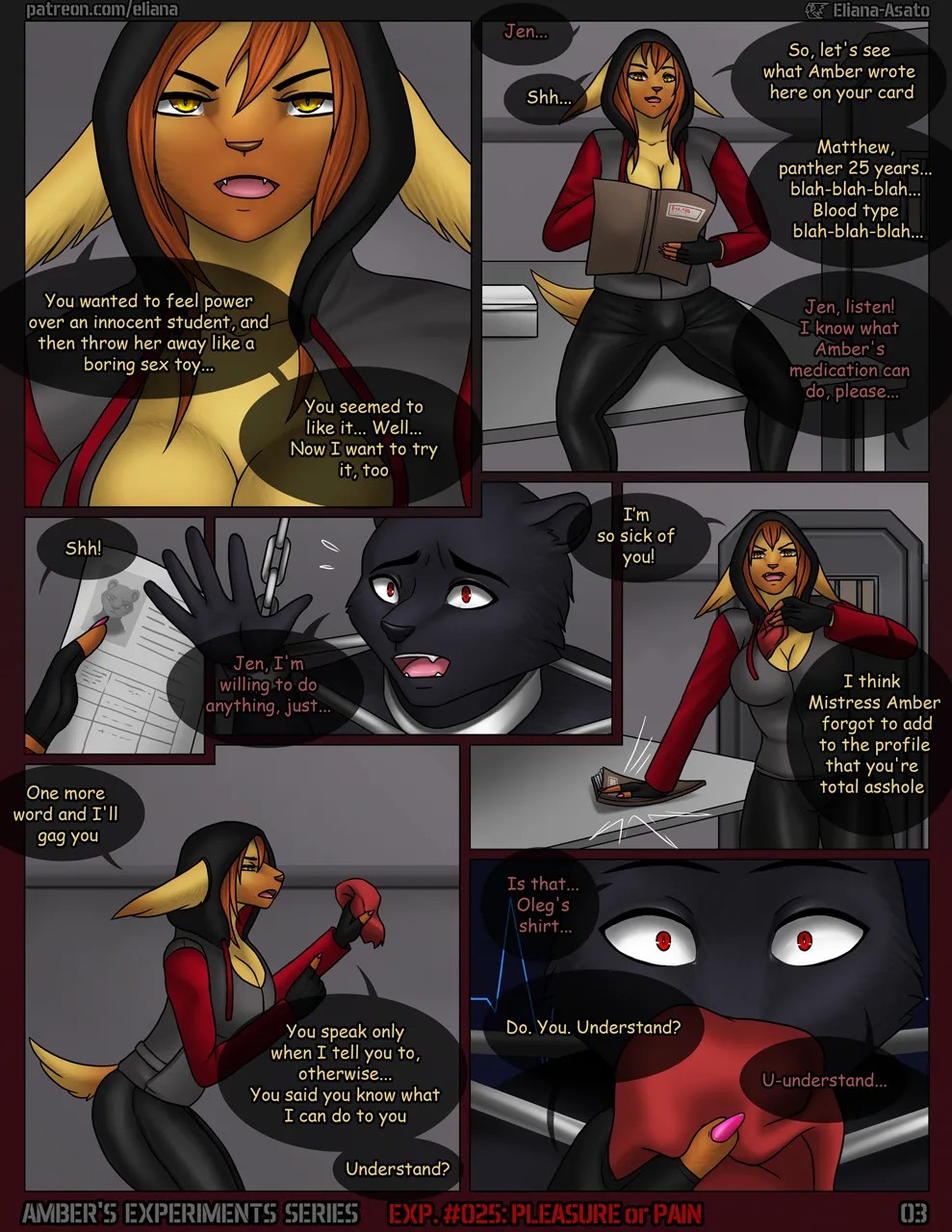Amber's Experiments: Experiment #025 Pleasure Or Pain Porn Comics english 04