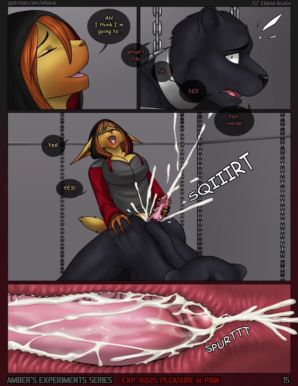 Amber's Experiments: Experiment #025 Pleasure Or Pain Porn Comics english 16