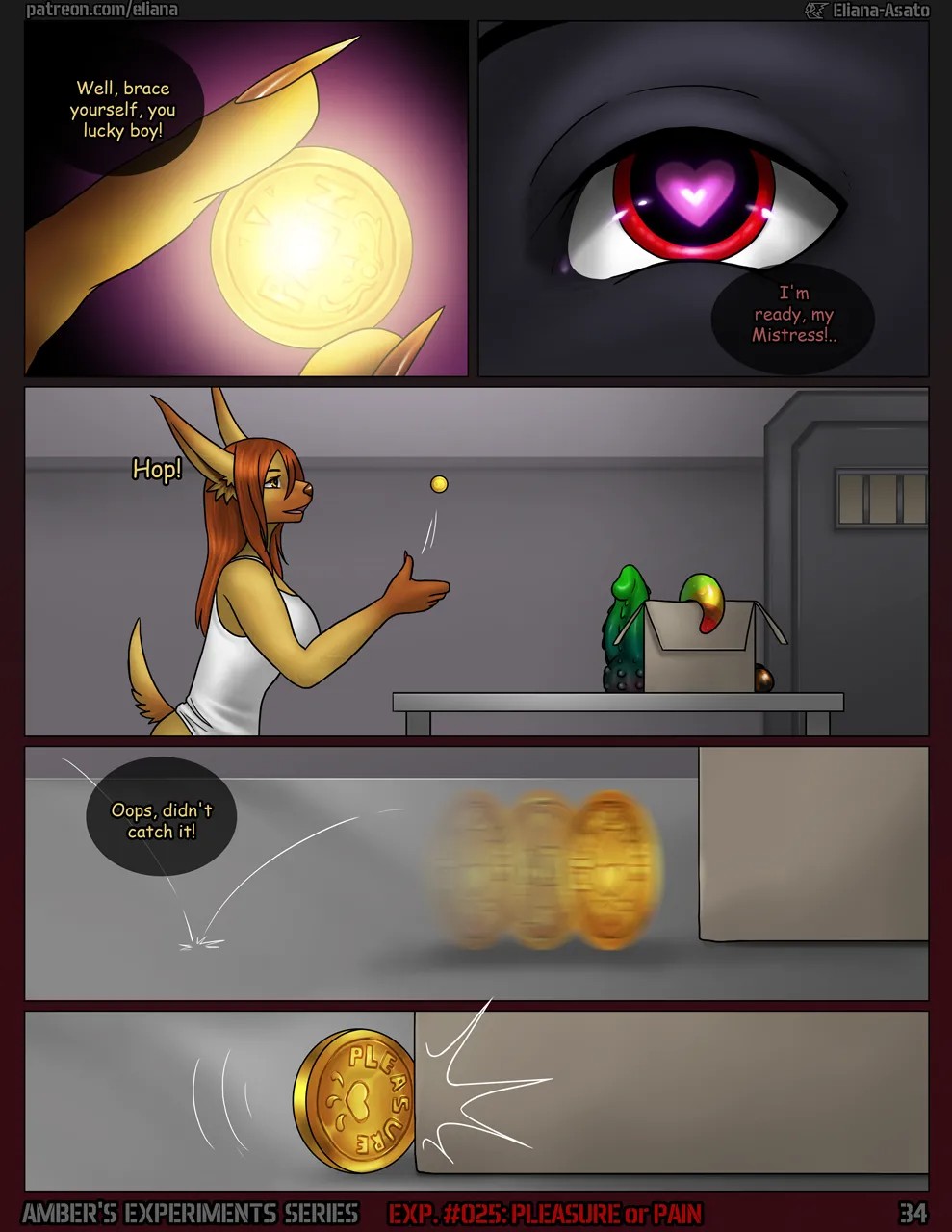 Amber's Experiments: Experiment #025 Pleasure Or Pain Porn Comics english 35