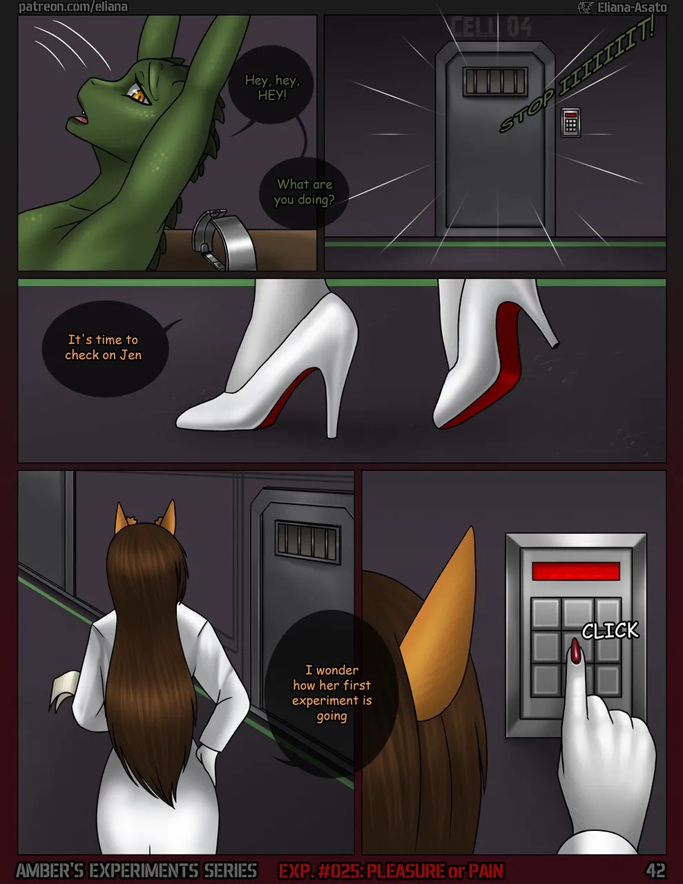 Amber's Experiments: Experiment #025 Pleasure Or Pain Porn Comics english 43