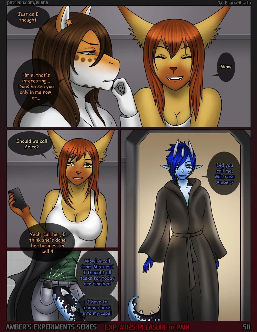 Amber's Experiments: Experiment #025 Pleasure Or Pain Porn Comics english 59