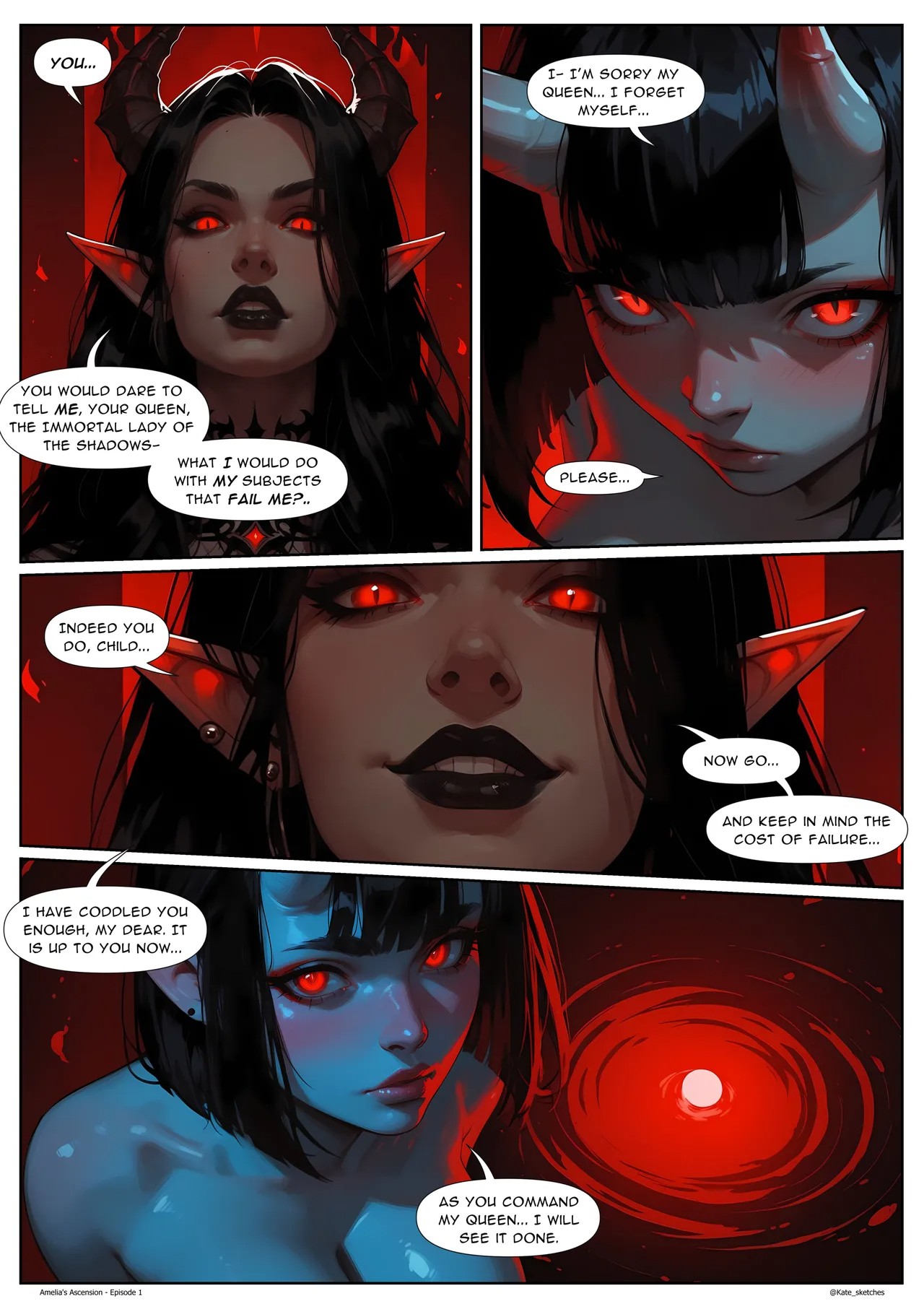 Amelia's Ascension Part 1: A New Pet Porn Comics english 03