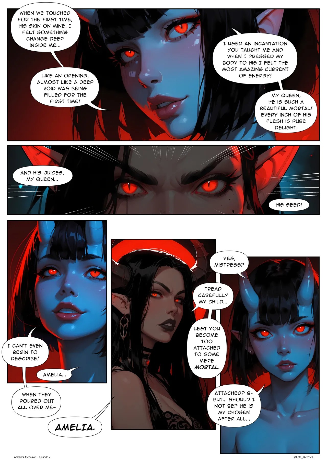 Amelia's Ascension Part 2: A Warning Porn Comics english 03