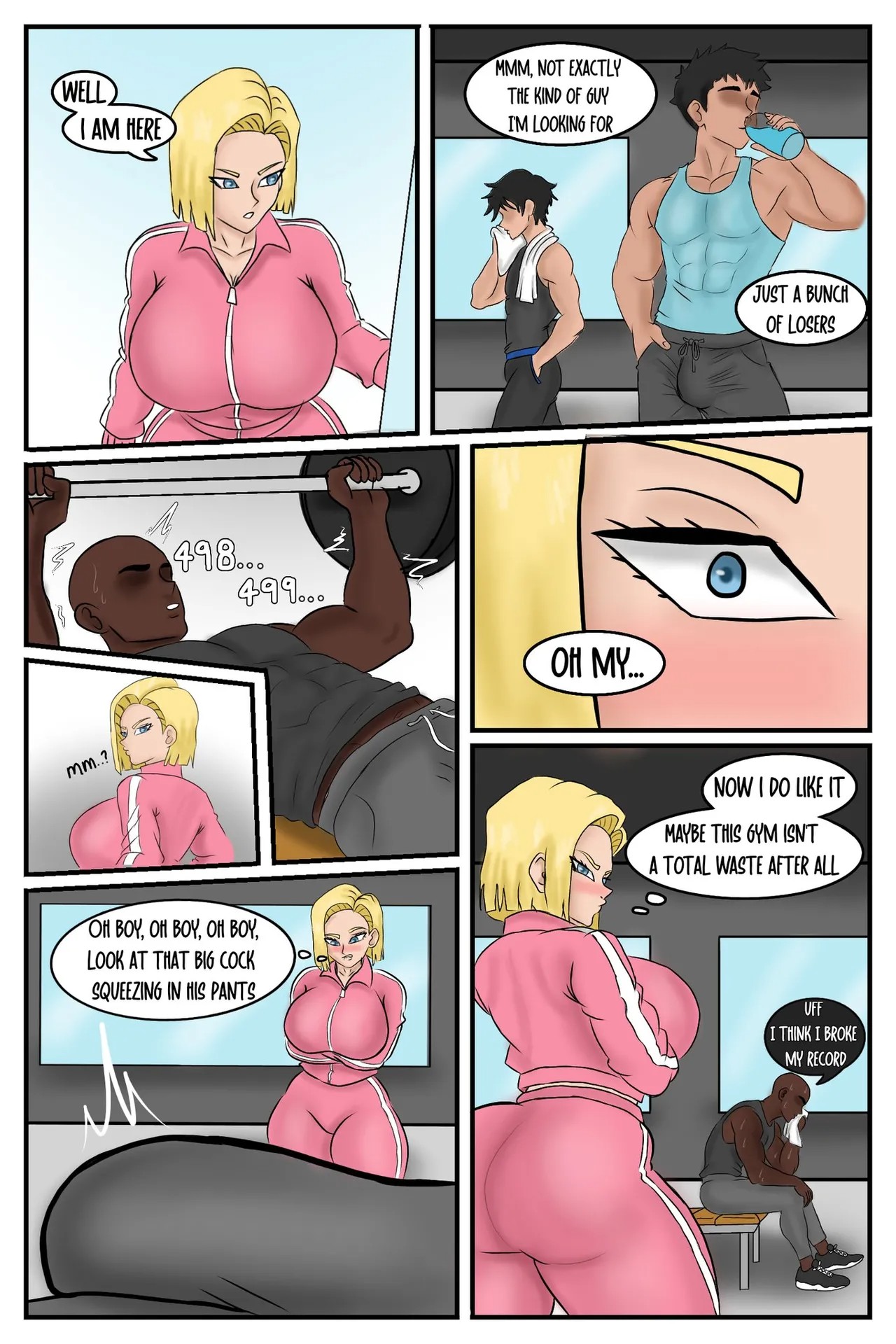 Android 18: Training Day Porn Comics english 05