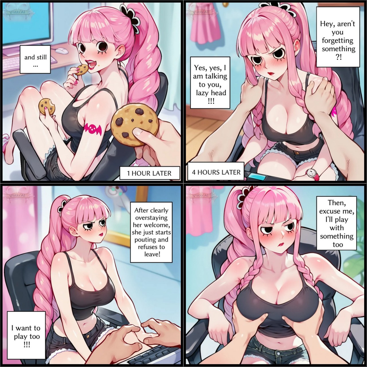 Childhood Friend's Visit Porn Comics english 02