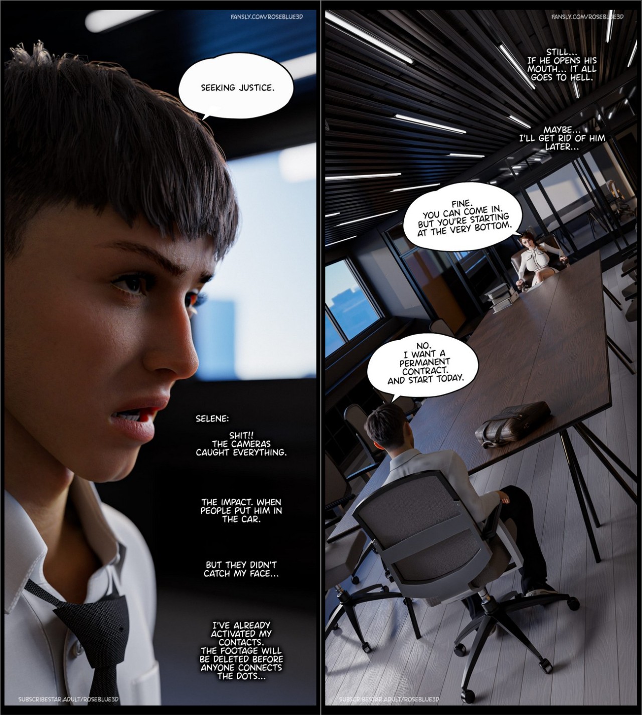 Dismissed By Rose Blue 3D Part 2 Porn Comics english 08