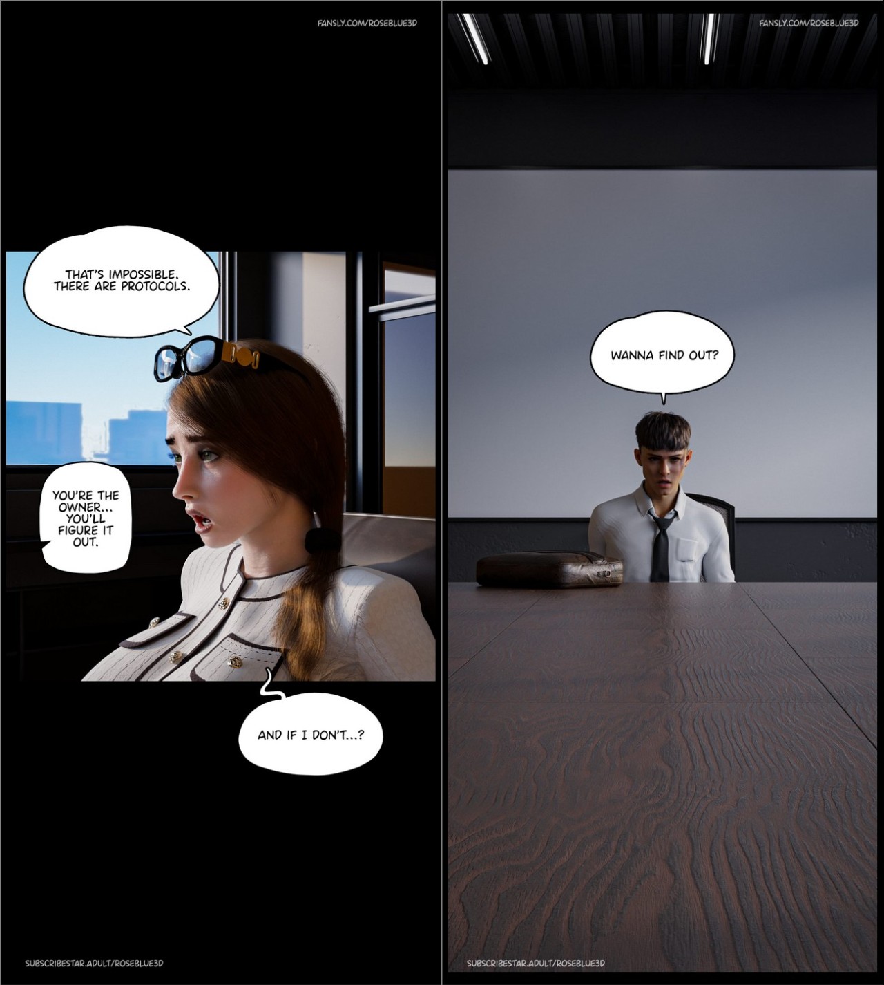 Dismissed By Rose Blue 3D Part 2 Porn Comics english 09