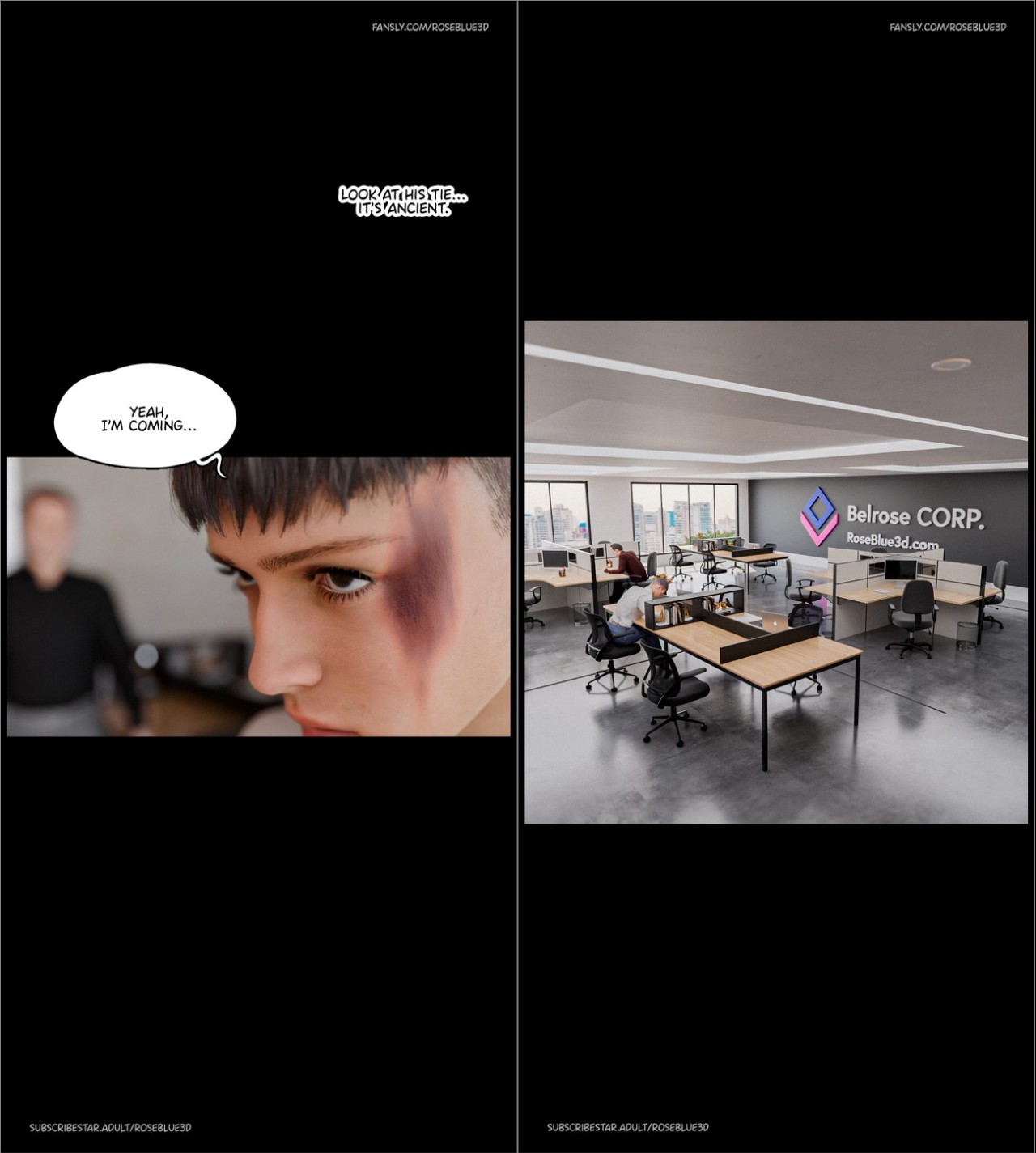 Dismissed By Rose Blue 3D Part 2 Porn Comics english 14