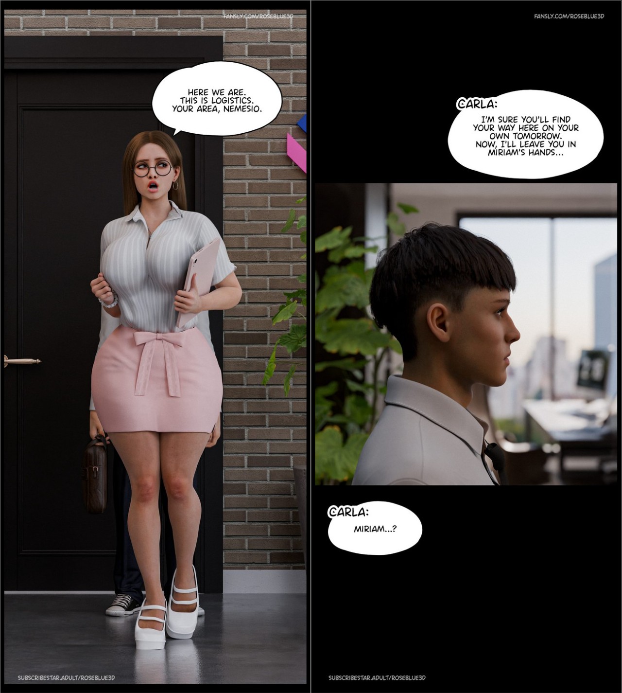 Dismissed By Rose Blue 3D Part 2 Porn Comics english 15