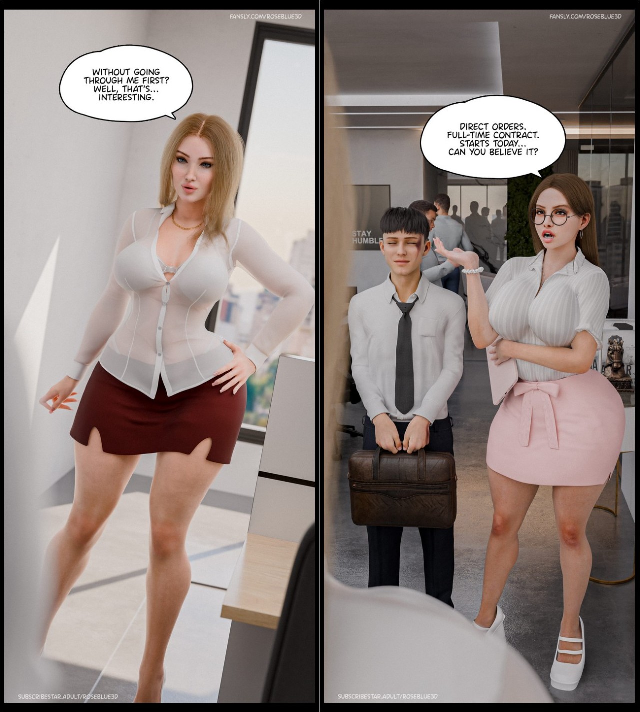 Dismissed By Rose Blue 3D Part 2 Porn Comics english 18