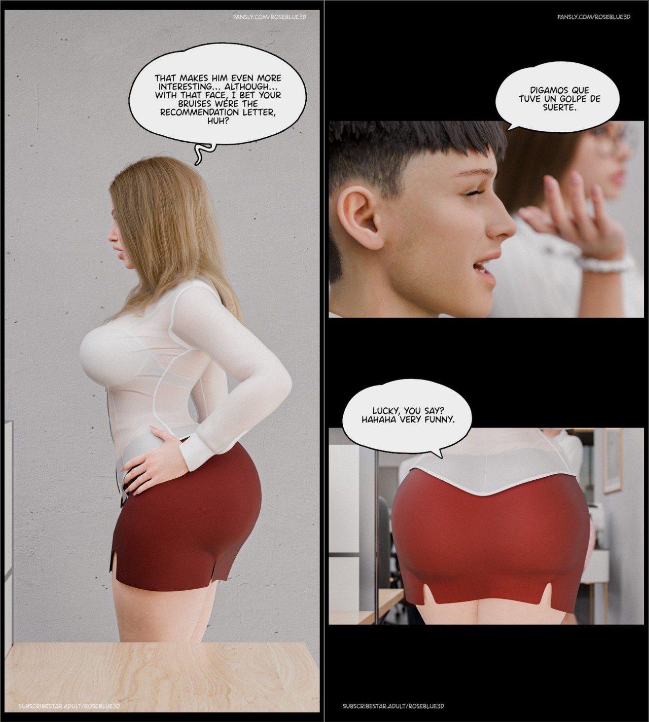 Dismissed By Rose Blue 3D Part 2 Porn Comics english 19