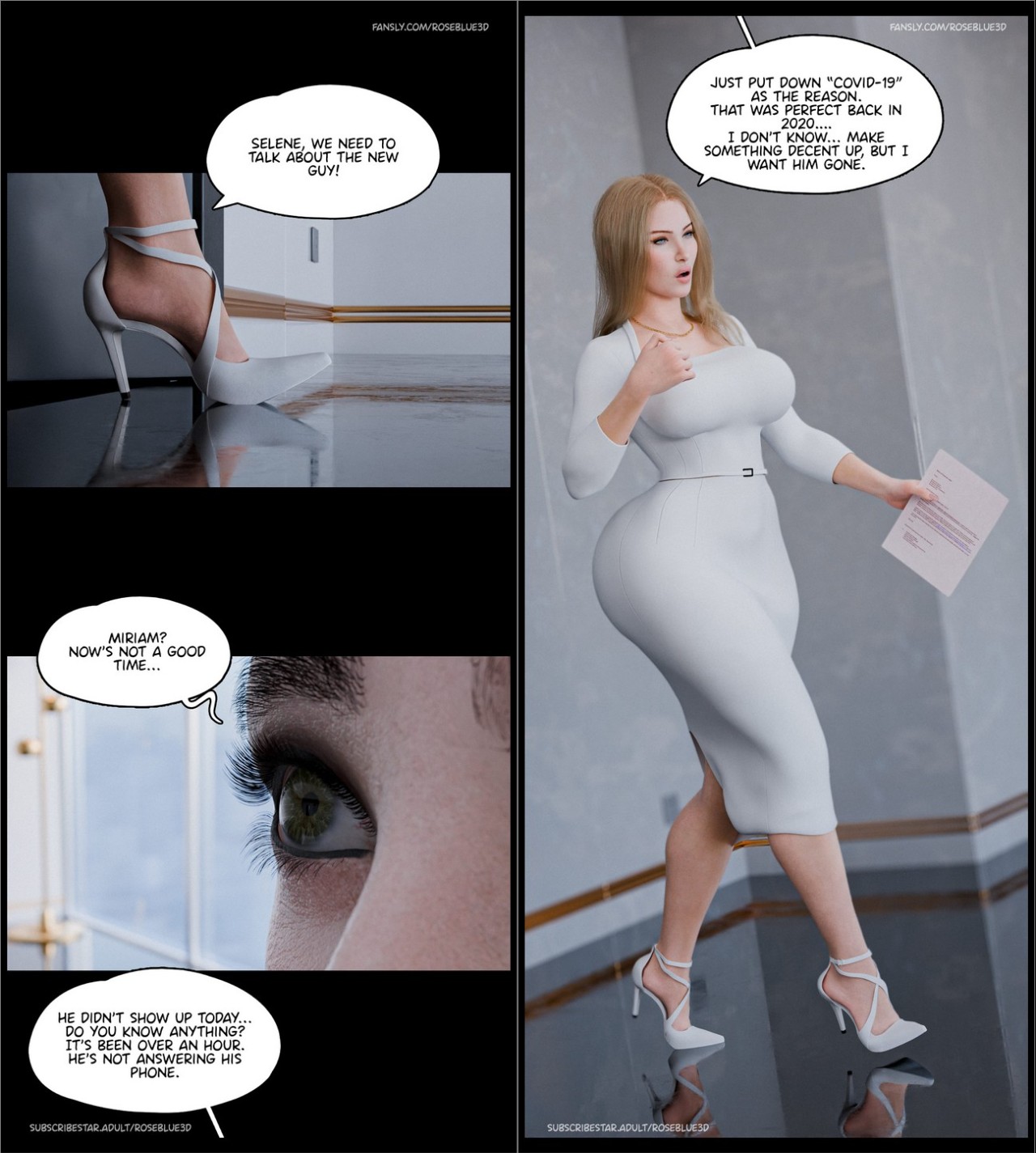 Dismissed By Rose Blue 3D Part 2 Porn Comics english 37