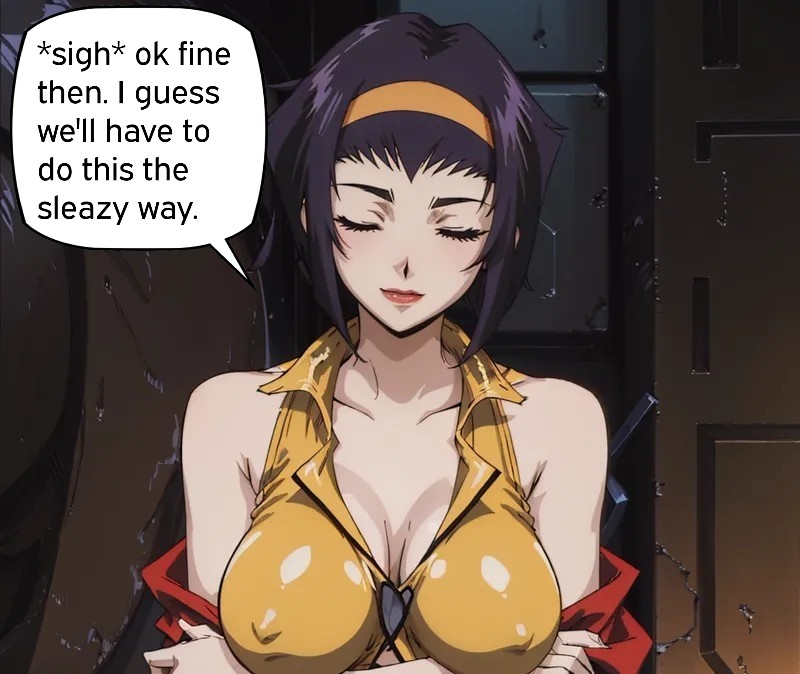 Faye Valentine Pays Off Debt Porn Comics english 02