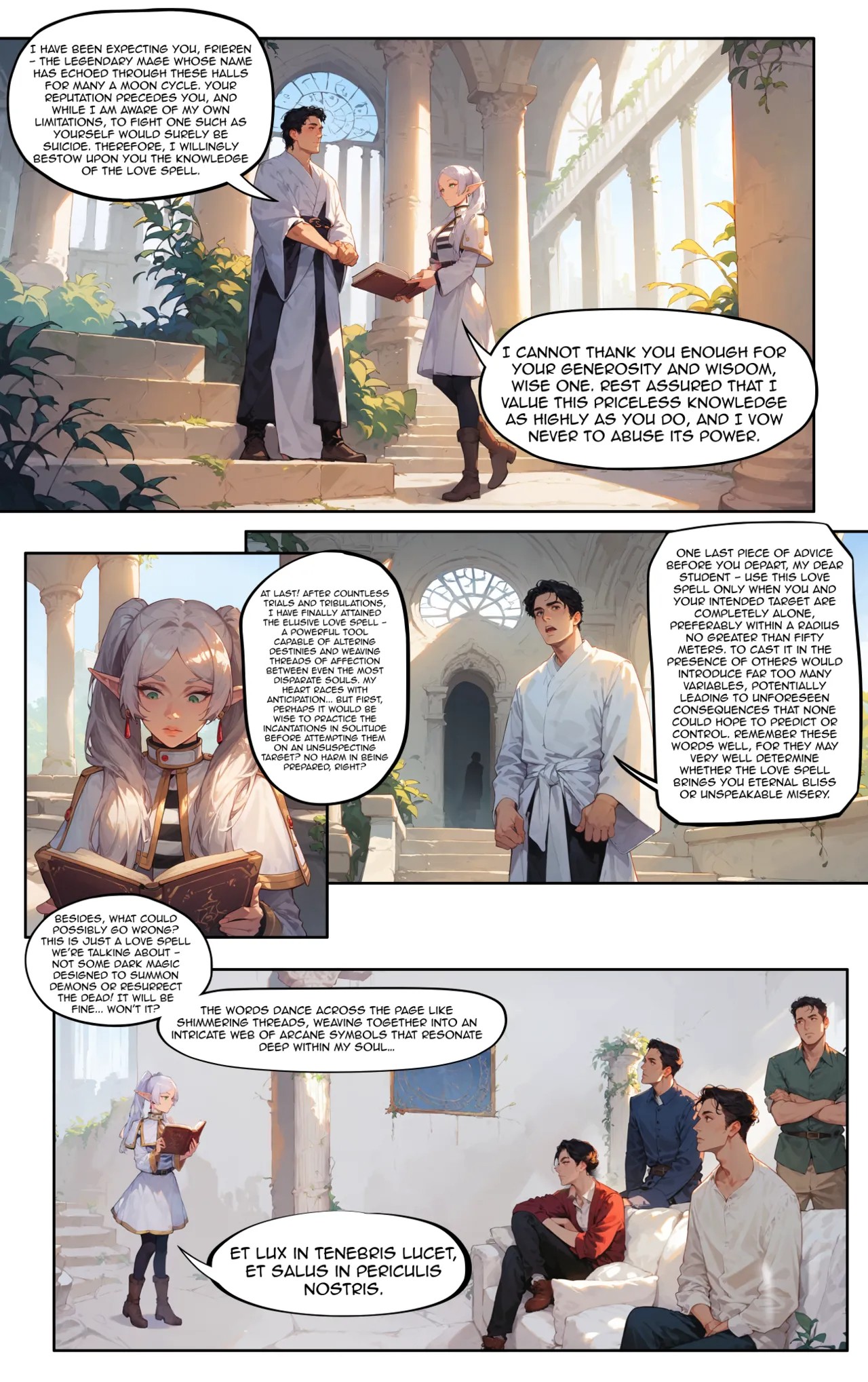 Frieren's Spell Of Love: A Group's Effort  Porn Comics english 04