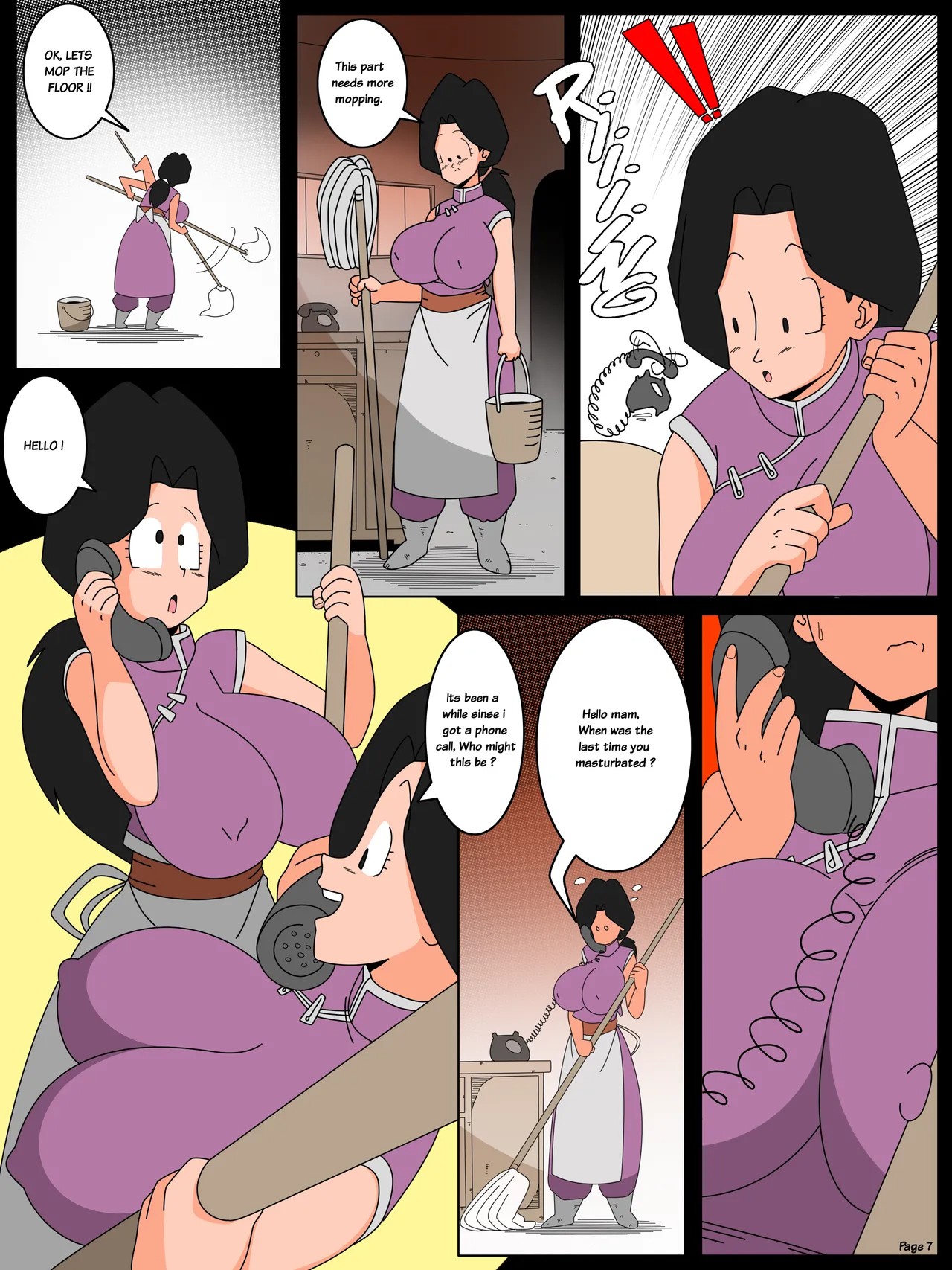 Future Chichi And The Mysterious Caller Porn Comics english 08