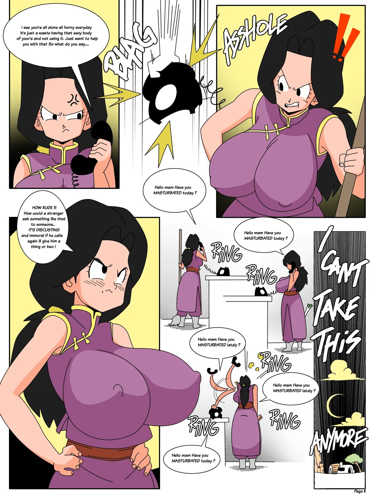 Future Chichi And The Mysterious Caller Porn Comics english 09