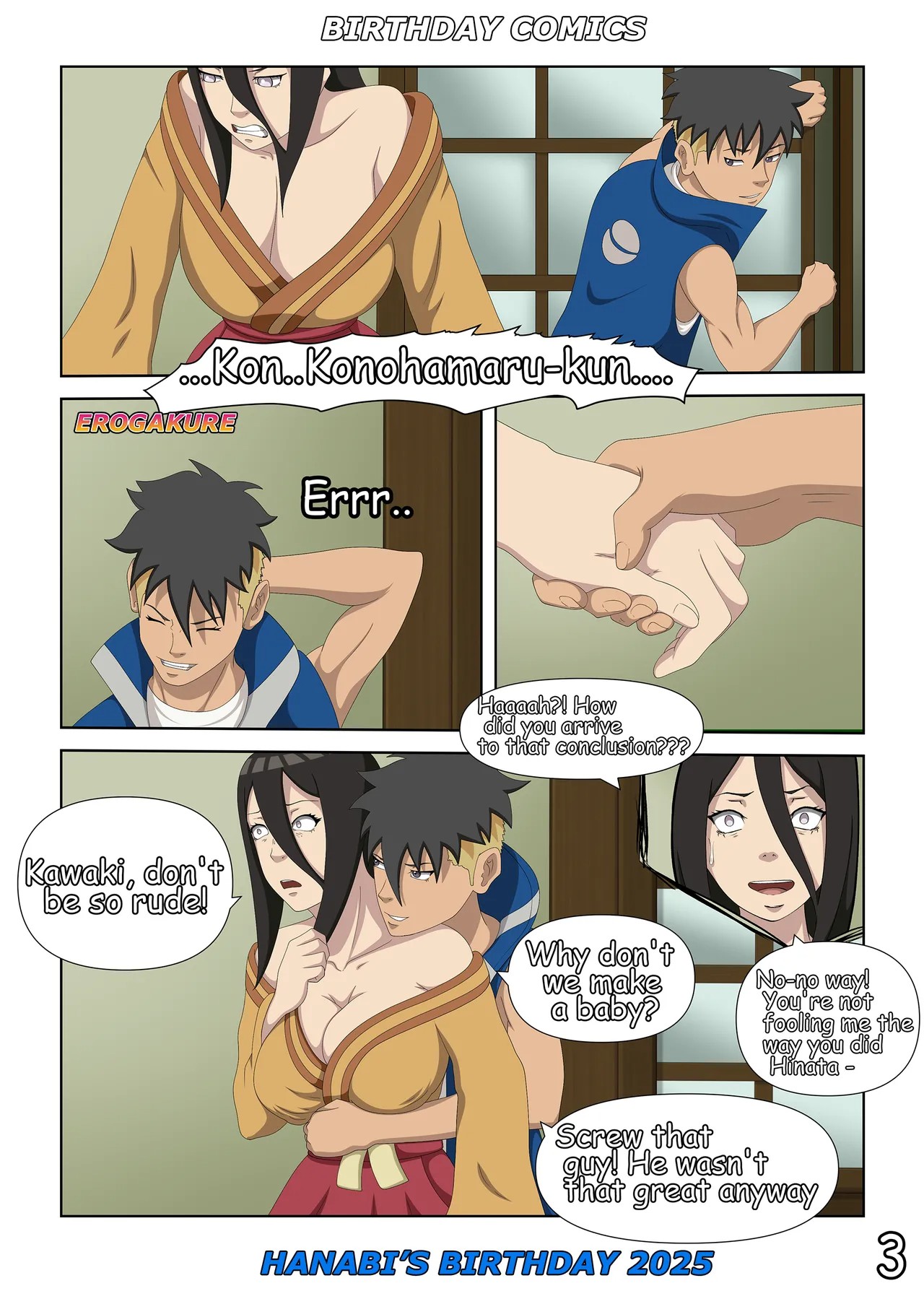 Hanabi's Birthday Porn Comics english 03