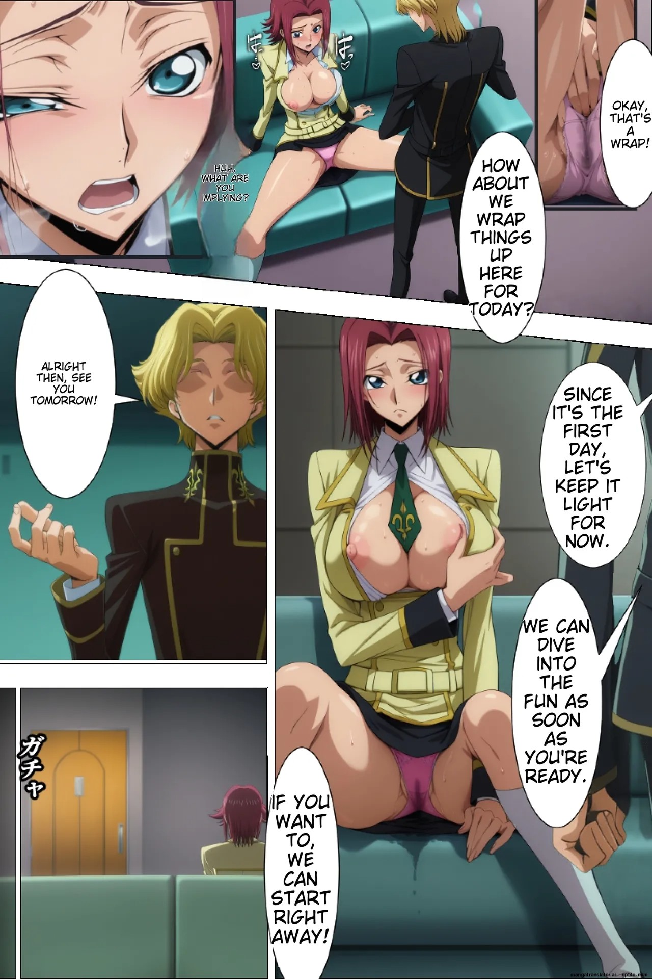 Kallen Dominated By The Student Council Porn Comics english 17