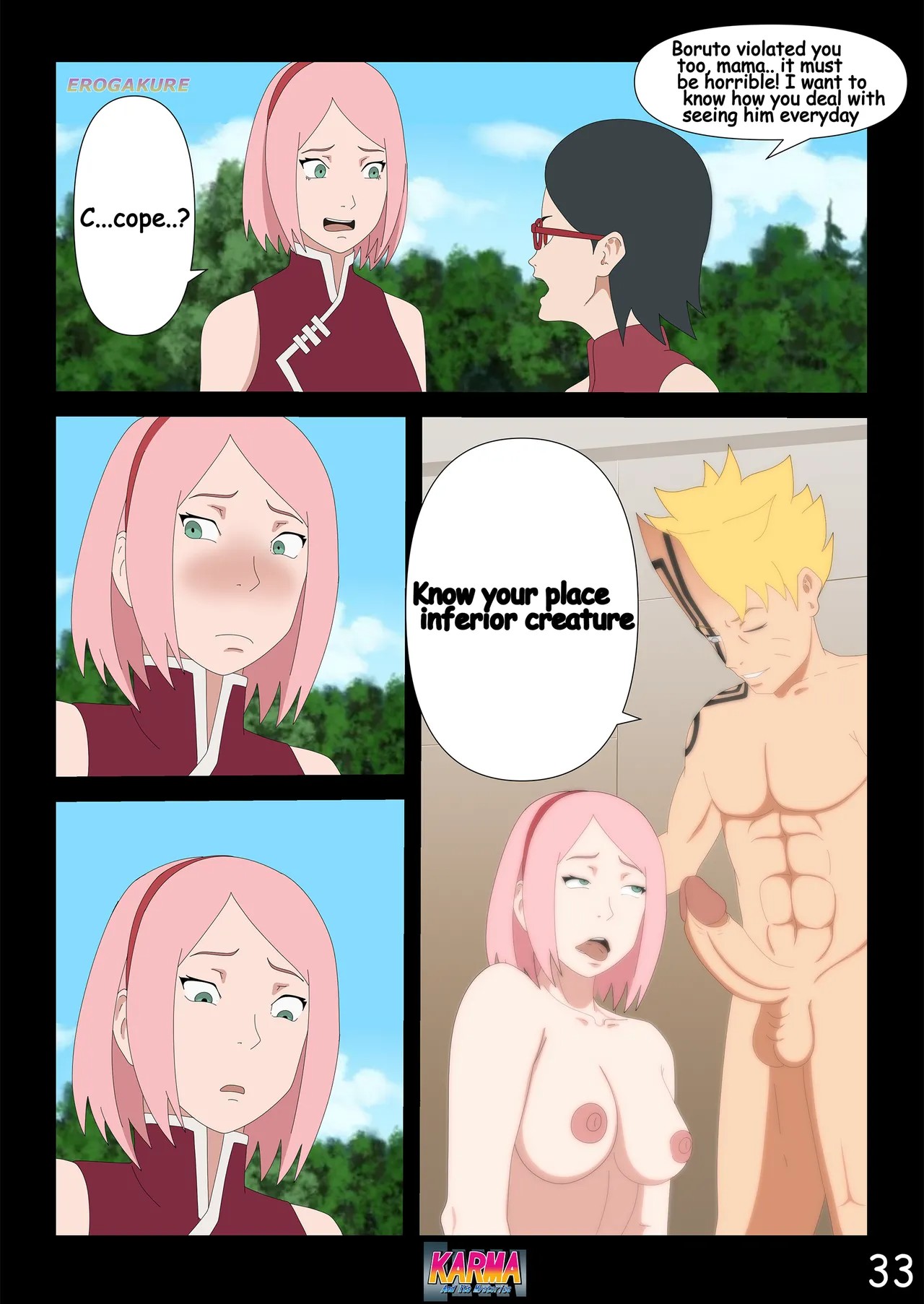 Karma And Its Mysteries Part 3: Training Porn Comics english 34